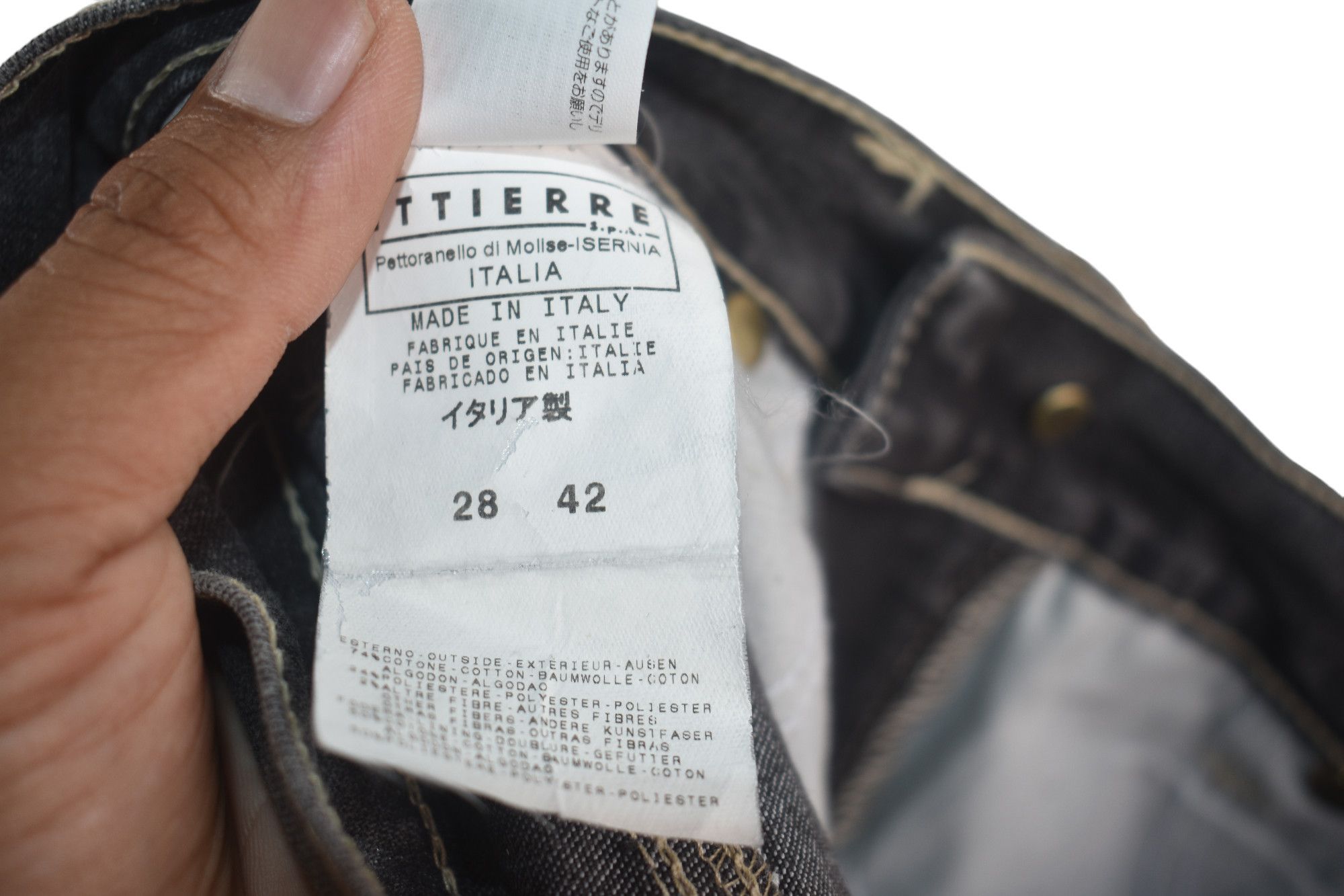 Versace × Versace Jeans Couture × Vintage Vintage Versace Jeans W28 Size US 28 / EU 44 - 7 Thumbnail