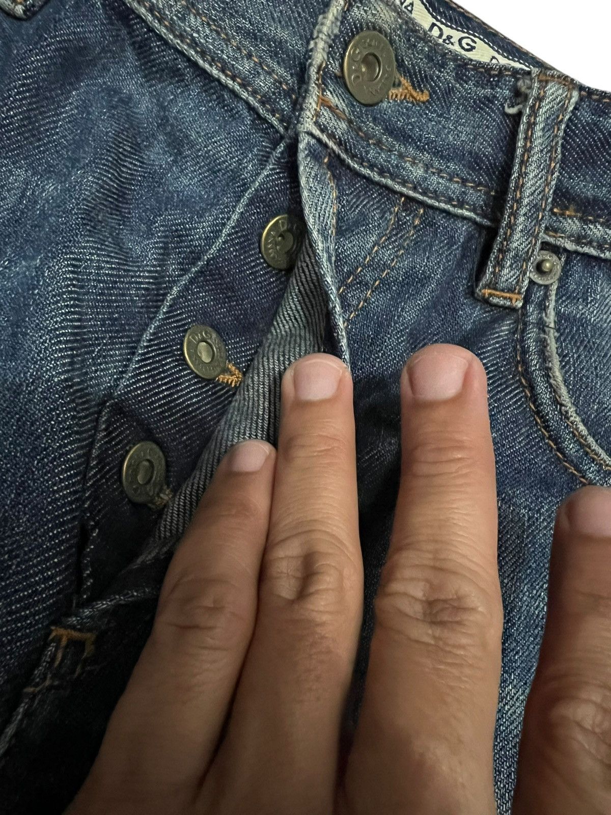 Dolce & Gabbana Vintage Dolce & Gabbana Distress Jean Size US 31 - 11 Thumbnail