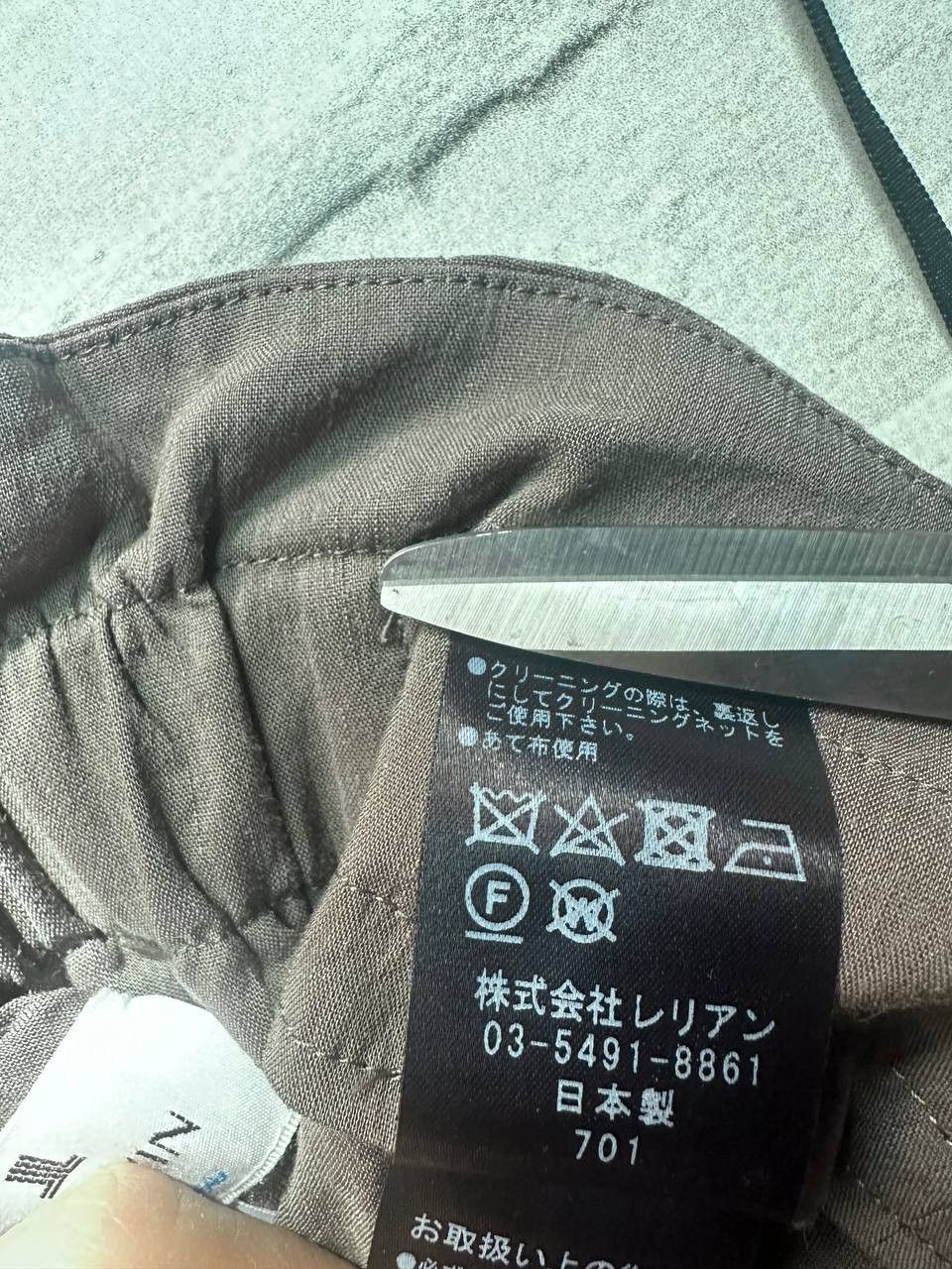 Japanese Brand × Lanvin Lanvin En Blue Japan Womens Pants 36 Rare Size 25" / US 0 / IT 36 - 8 Thumbnail