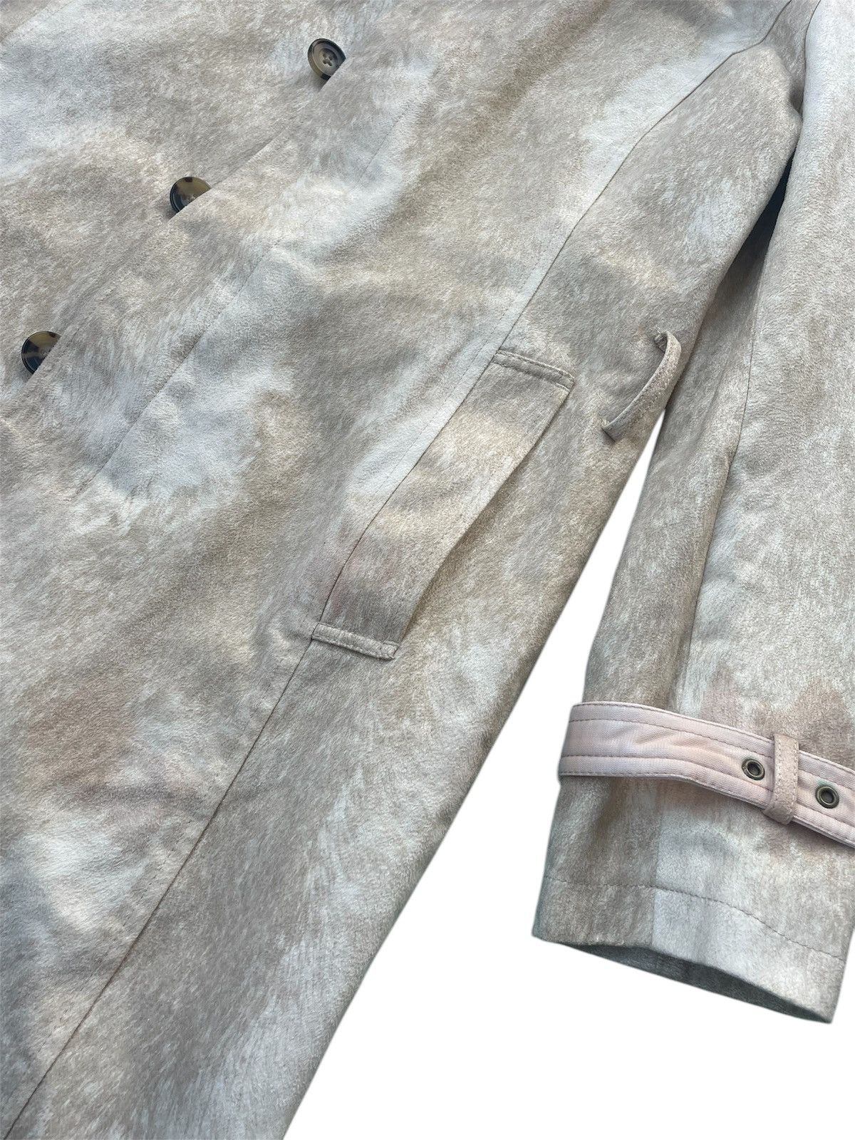 Tornado Mart Tornado Mart 🔥 Suede Fur Leather Trench Jacket Size US M / EU 48-50 / 2 - 4 Thumbnail