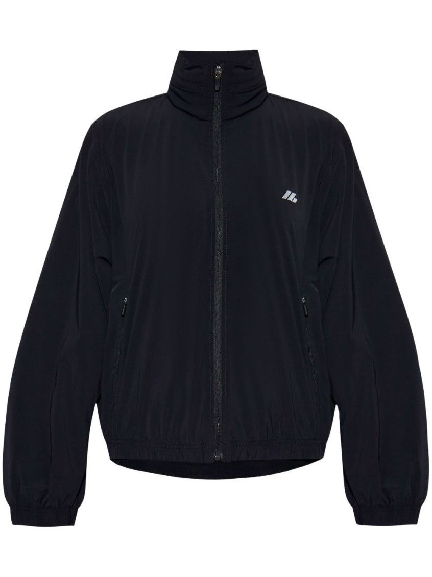 Balenciaga o1tr1nto1125 Activewear Shrunk Windbreaker Jacket in Black Size XS / US 0-2 / IT 36-38 - 1 Thumbnail
