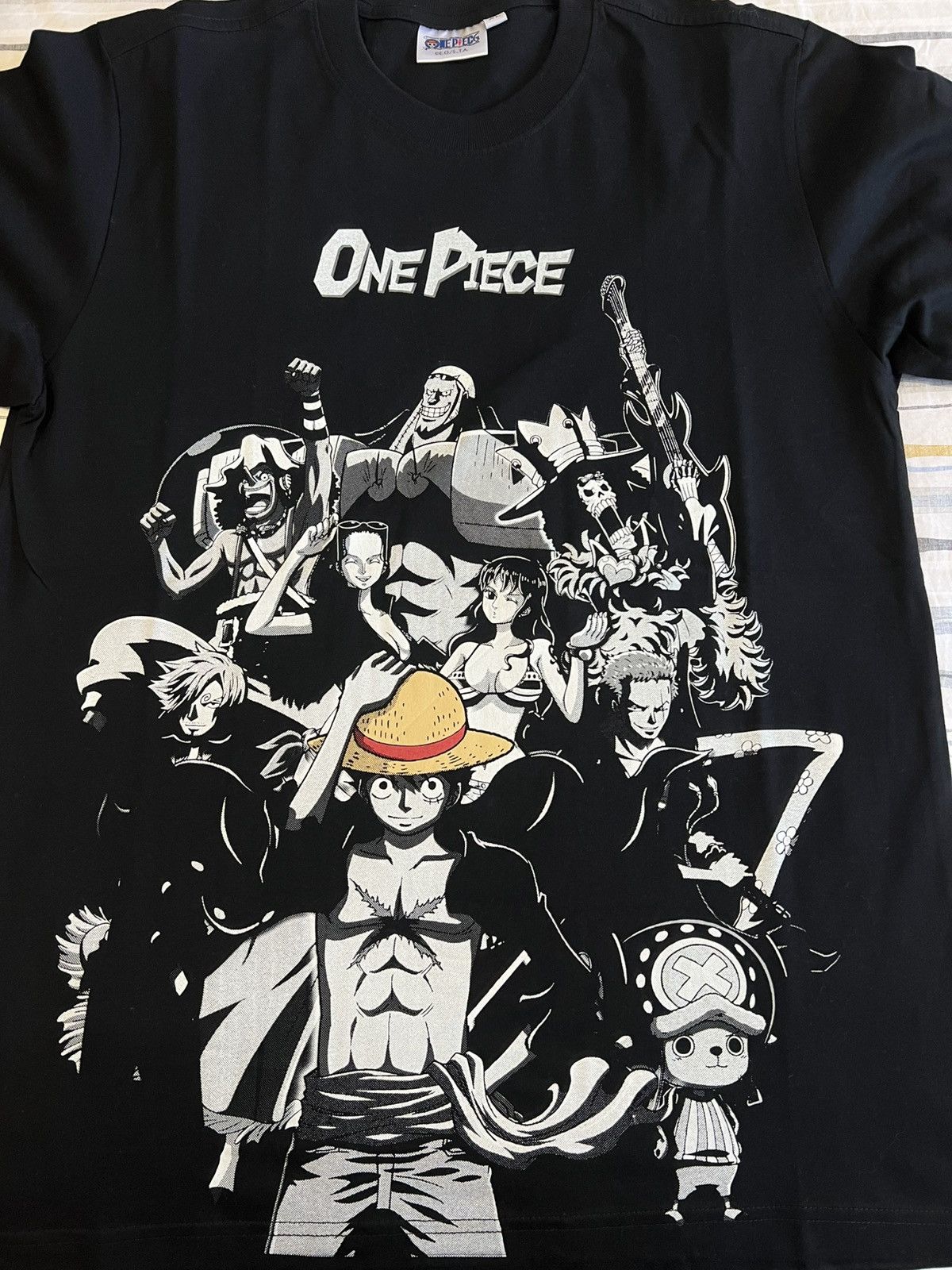 Anime One piece “straw hat” crew tee Size US XL / EU 56 / 4 - 7 Thumbnail