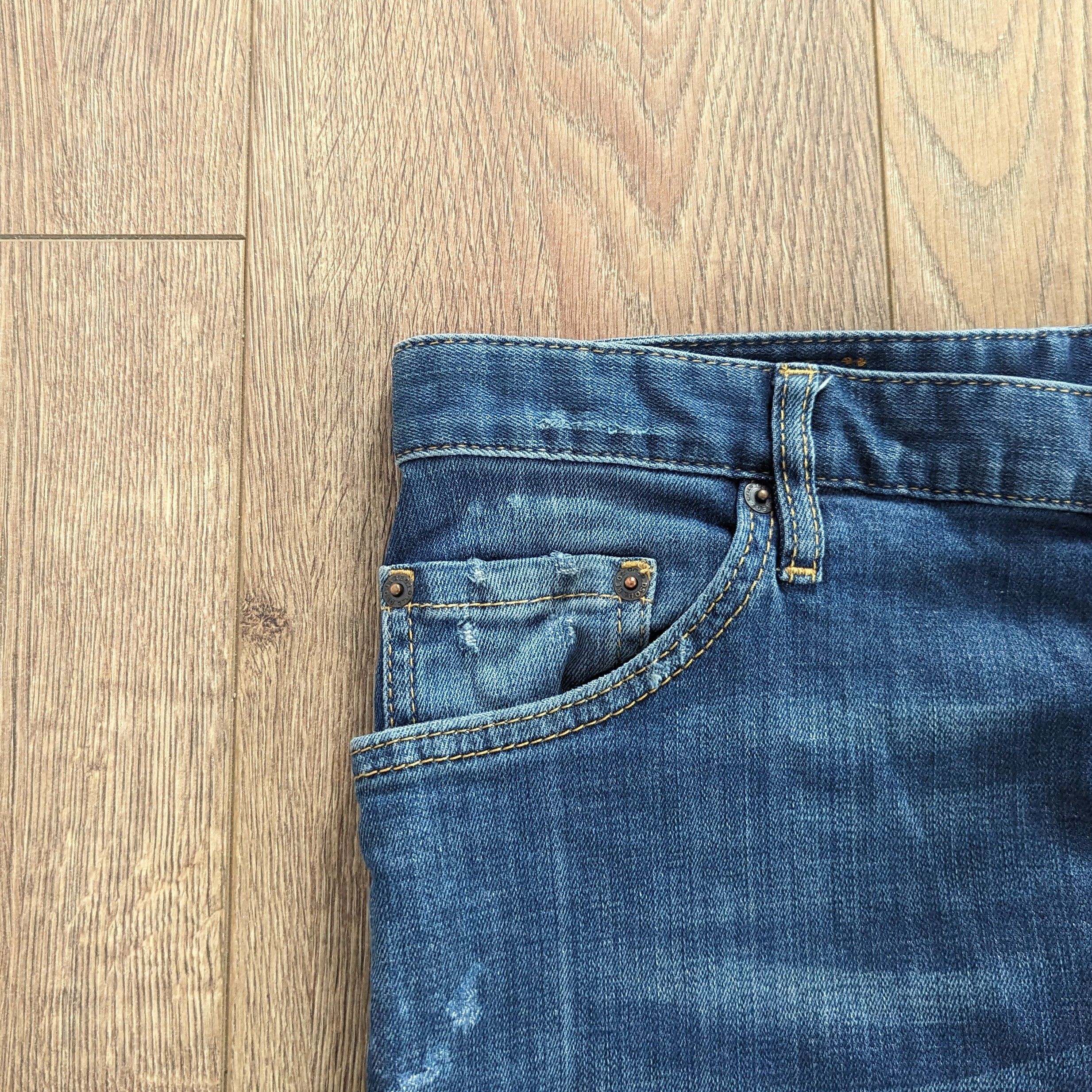 Dsquared2 Dsquared2 Sexy Twist Jeans Men's Blue Pants Made In Italy Size US 32 / EU 48 - 6 Thumbnail