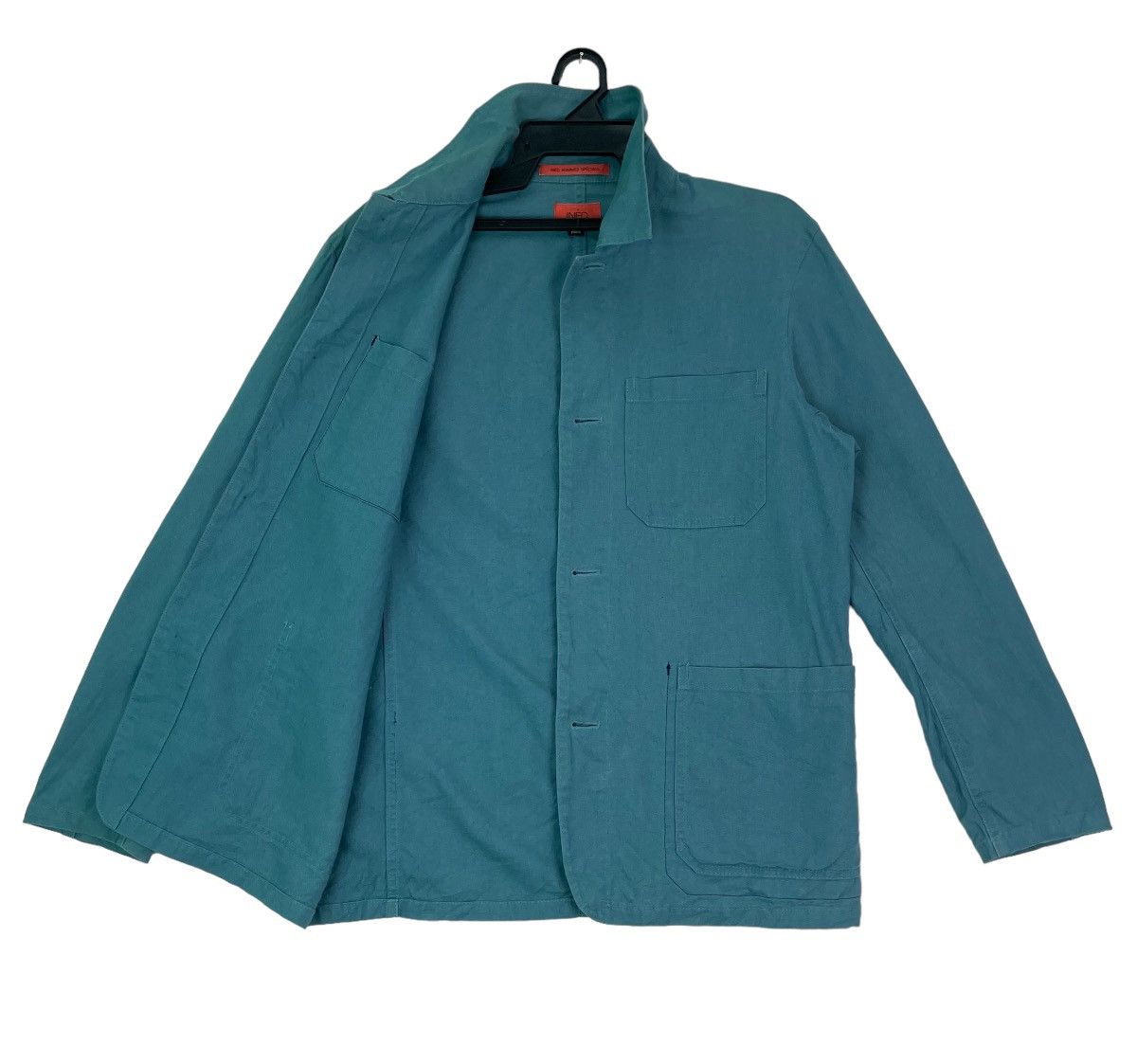 Yohji Yamamoto 90s INED Yohji Yamamoto red label tag workwear chore jacket Size US M / EU 48-50 / 2 - 3 Thumbnail