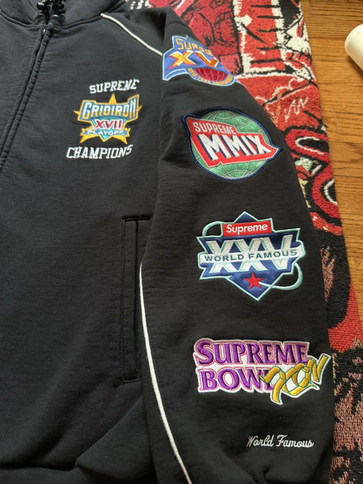 Supreme Supreme - playoffs zipup Size US L / EU 52-54 / 3 - 2 Thumbnail