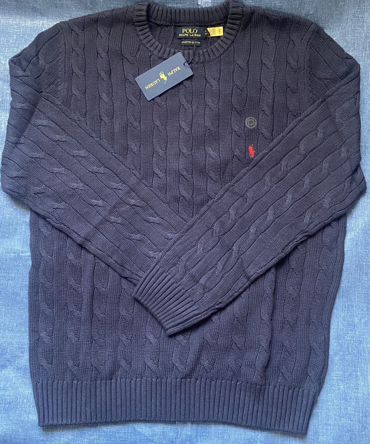 Ralph Lauren Ralph lauren cable knitted jumper XXL dize Size US XXL / EU 58 / 5 - 4 Thumbnail