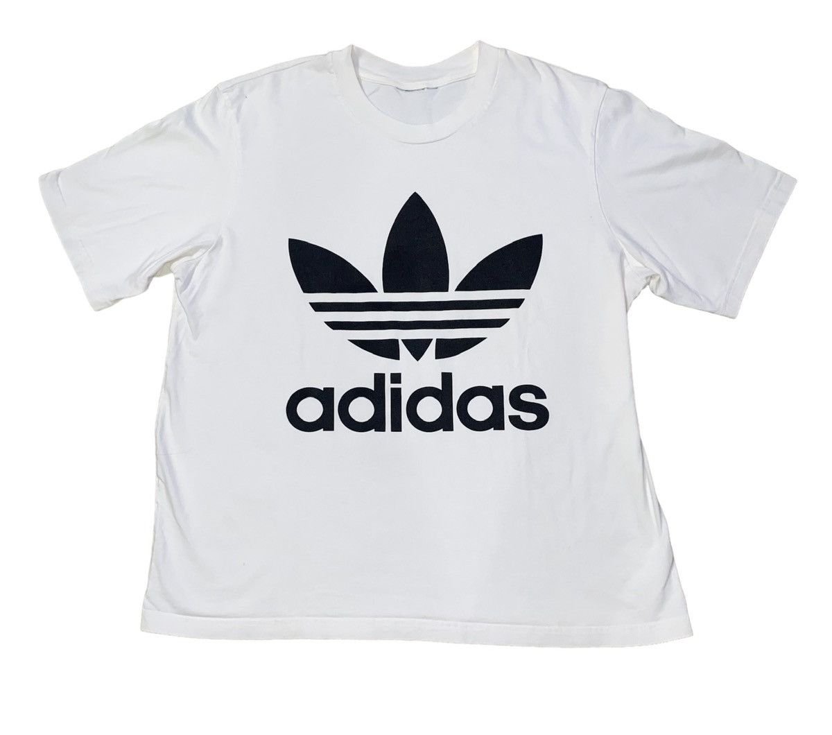 Vintage Adidas Tre Foil Vintage Big Logo Size US XL / EU 56 / 4 - 1 Thumbnail