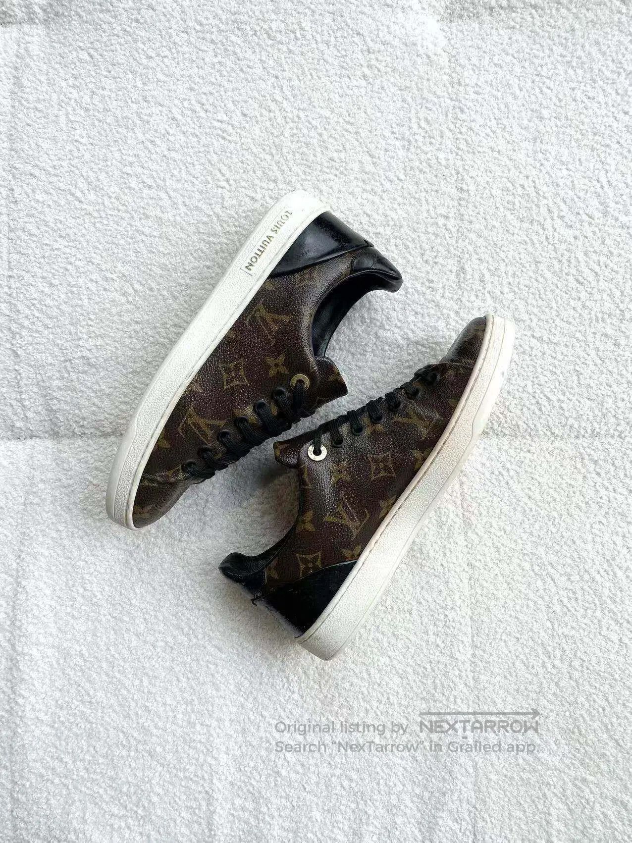 Louis Vuitton Louis Vuitton Full print of old flower shoes| Size US 6 / IT 36 - 4 Thumbnail