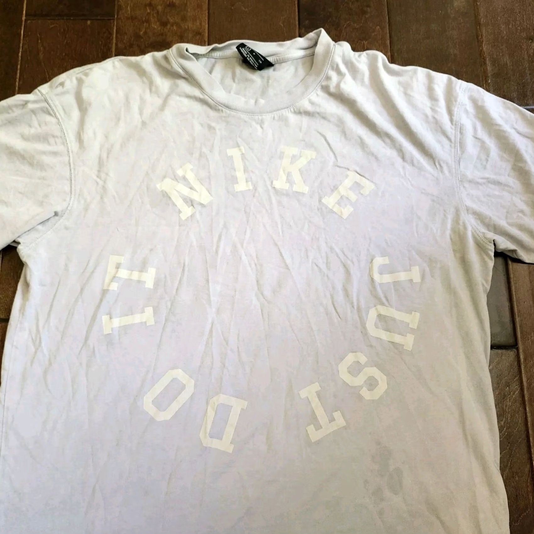 Nike Nike Men Shirt Short Sleeve Just Do It Saying Small Multicolor Cotton Breathing All Seasons S Short Sleeve Crew Neck Stains Size US S / EU 44-46 / 1 - 3 Thumbnail