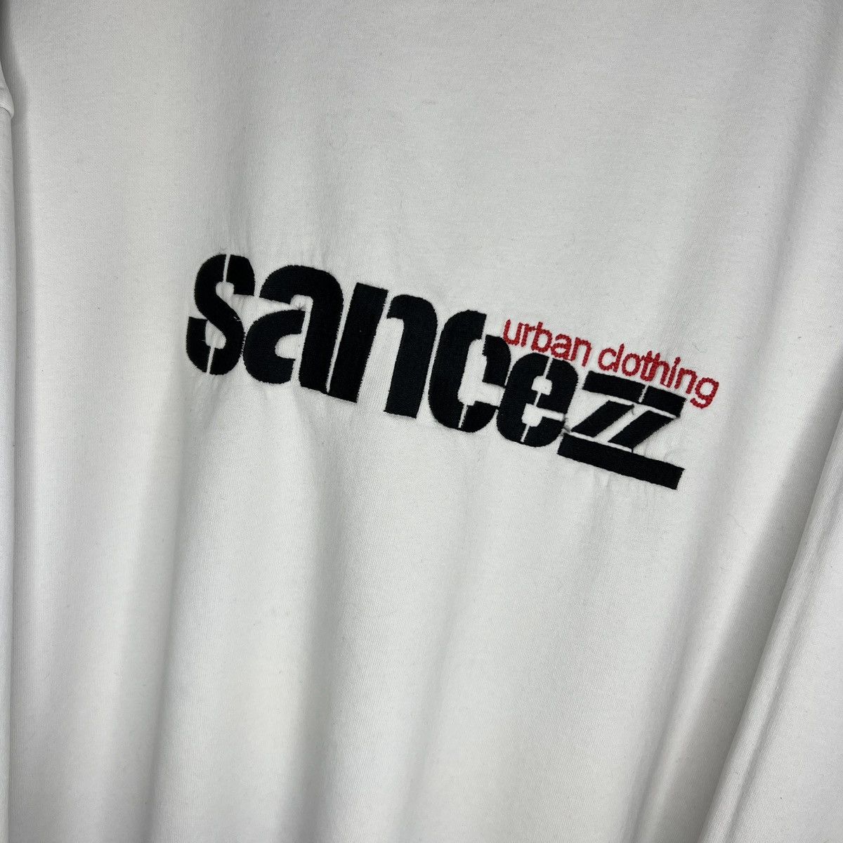 Vintage × Wu-Tang Clan Vintage Sancezz Heavy Weight Boxy Crewneck Sweatshirt 90s Size US XL / EU 56 / 4 - 5 Thumbnail