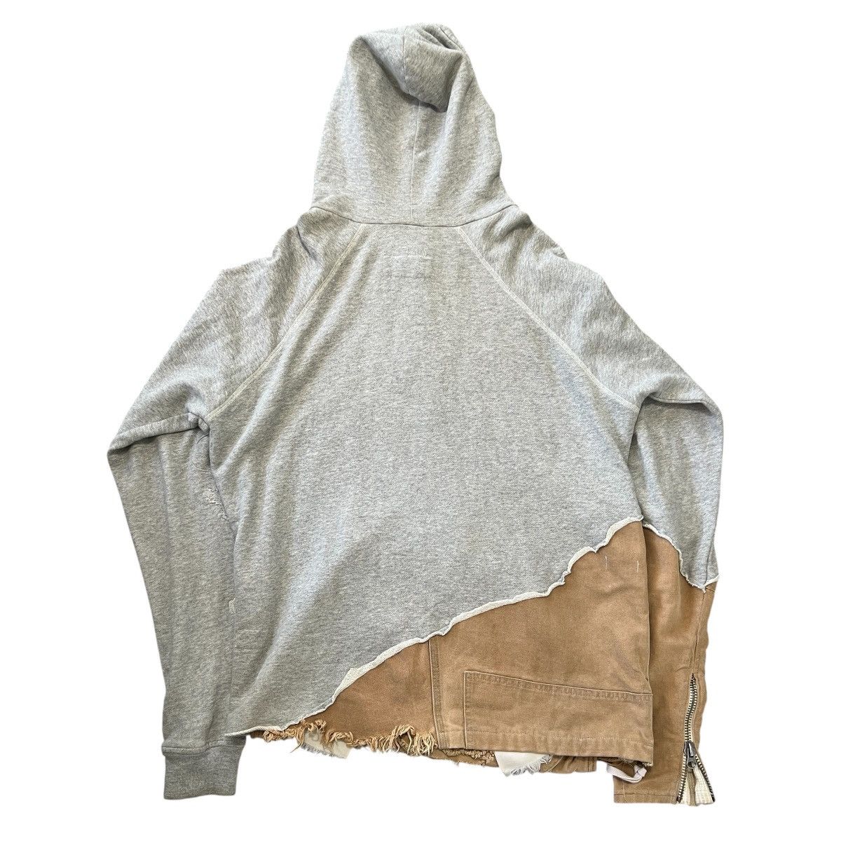 Greg Lauren Greg Lauren Grey Fleece / Carhartt Rework Hoodie Size 3 Size US M / EU 48-50 / 2 - 7 Thumbnail