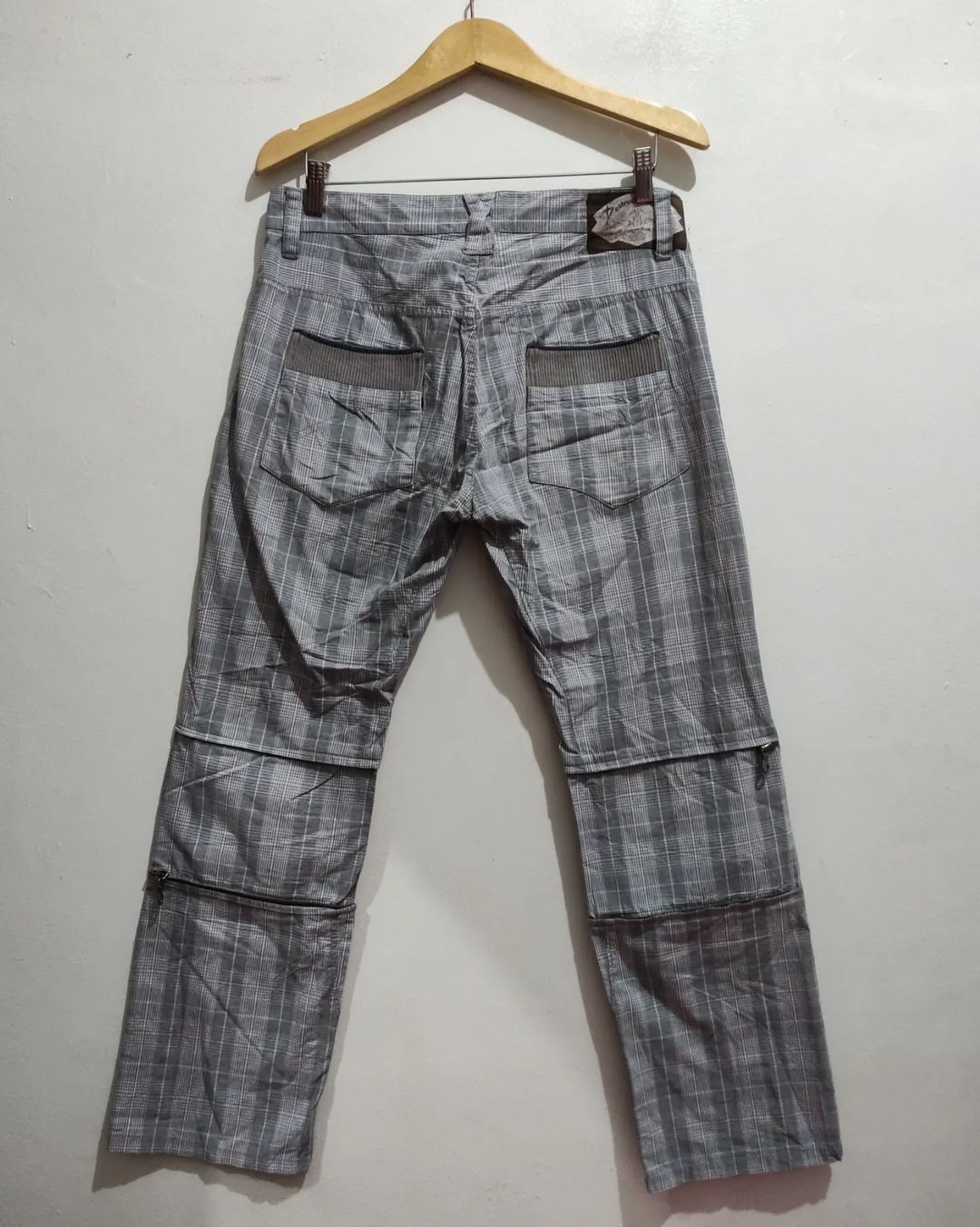 PPFM 2000s PPFM Eastern Rock Plaid Bondage Cyber Punk Pant Size US 32 / EU 48 - 2 Thumbnail