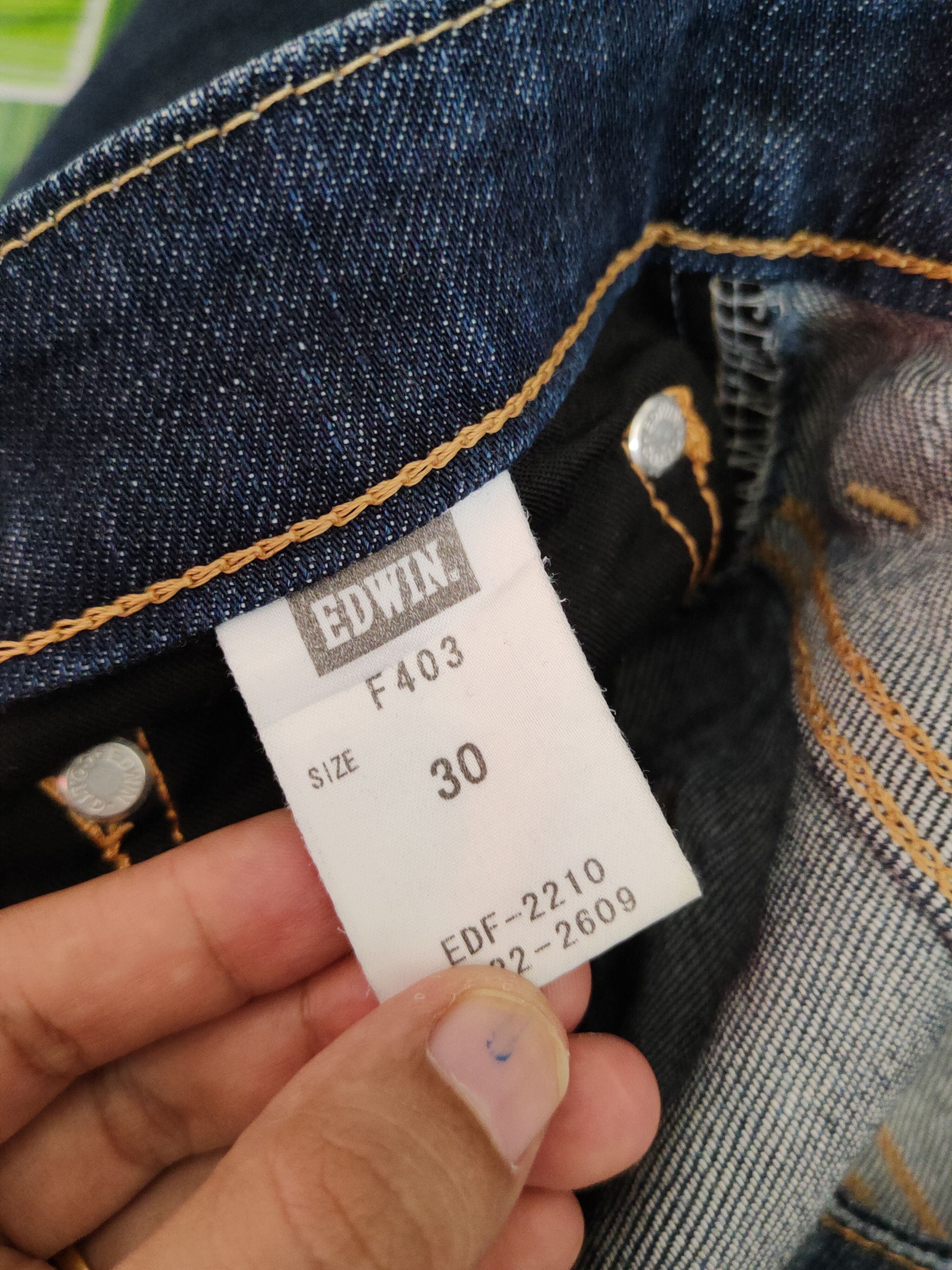 Edwin Edwin Dark Blue Faded Multipocket Denim #S1606 Size US 31 - 16 Thumbnail