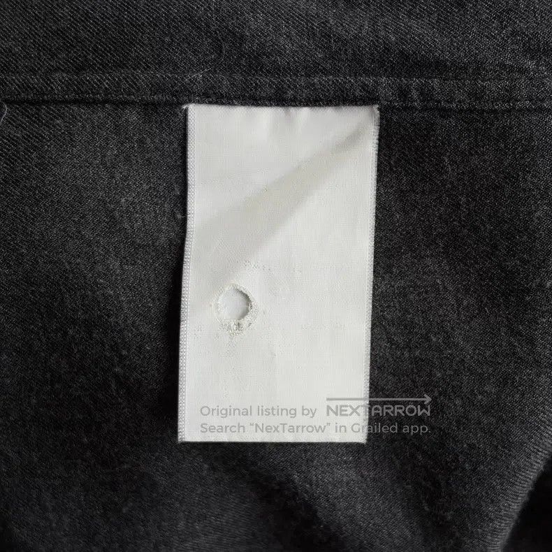 Yohji Yamamoto YOHJI YAMAMOTO Artificial Silk Collar Button Grey Shirt Size US M / EU 48-50 / 2 - 6 Thumbnail