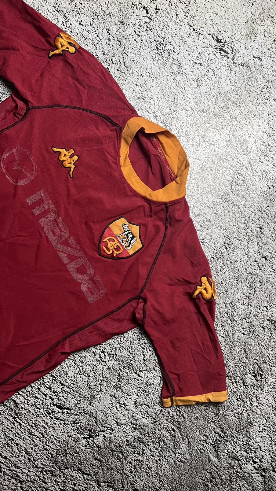 Kappa 2002-2003 AS Roma Italy🇮🇹 mazda kappa gara jersey vintage Y2K Size US L / EU 52-54 / 3 - 3 Thumbnail