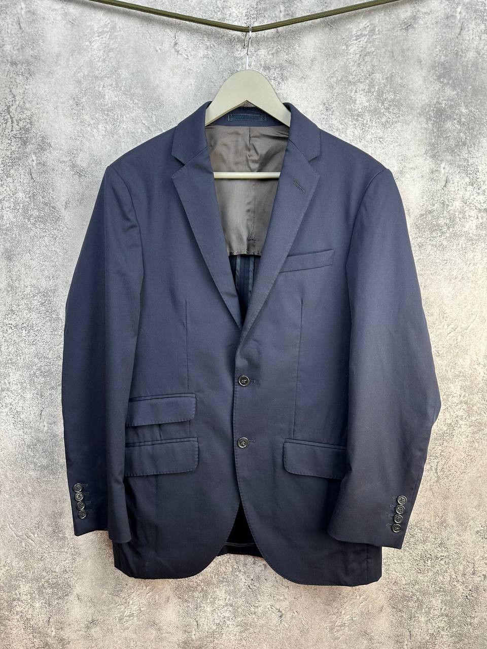 Hackett × Loro Piana Hackett Mayfair x Loro Piana Navy Stretch Wool Blazer Jacket Size 48L - 1 Thumbnail