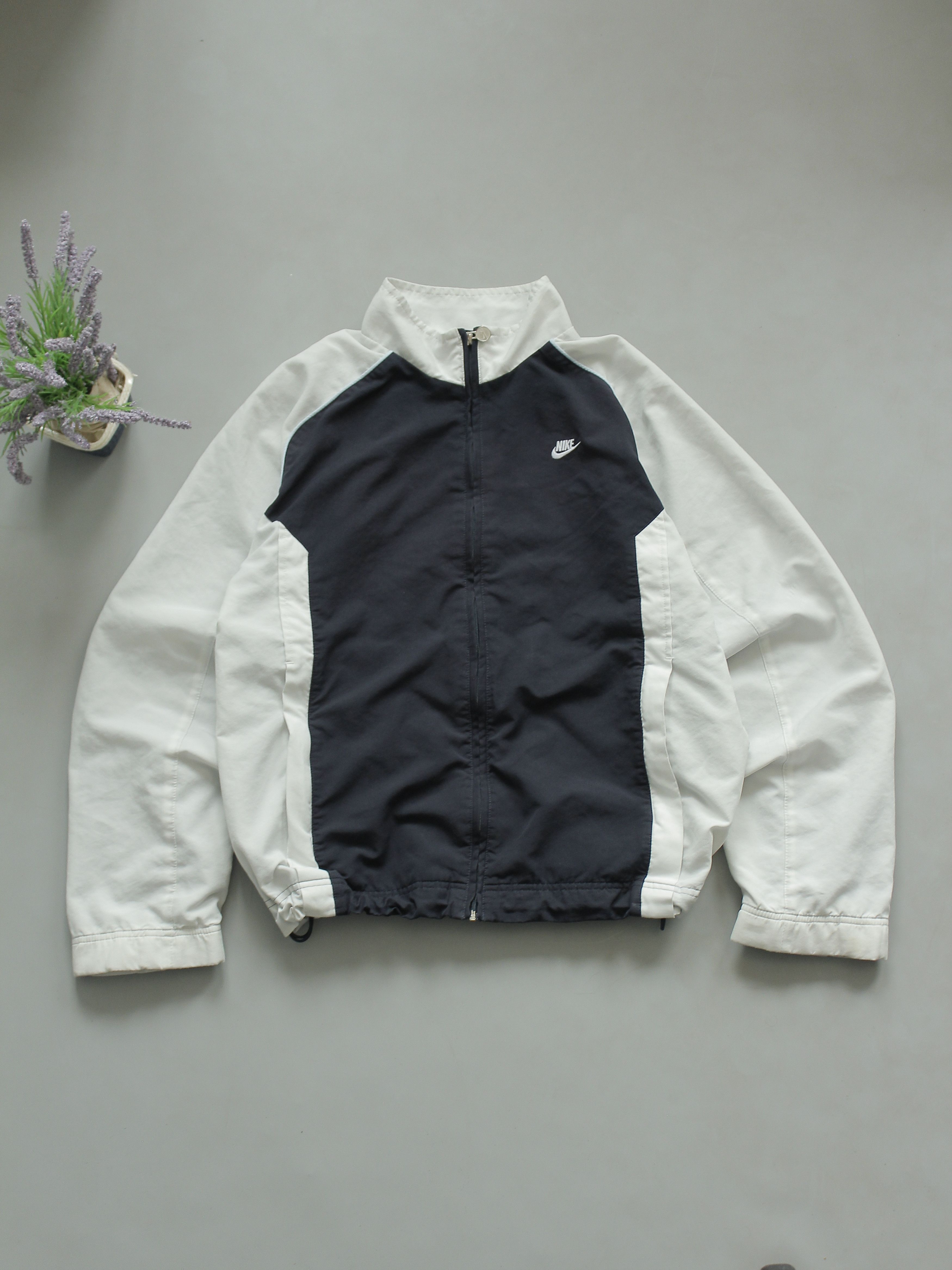 Nike × Vintage Nike Vintage Light Track Jacket Swoosh Embroidery Mens Zip Size US M / EU 48-50 / 2 - 1 Thumbnail