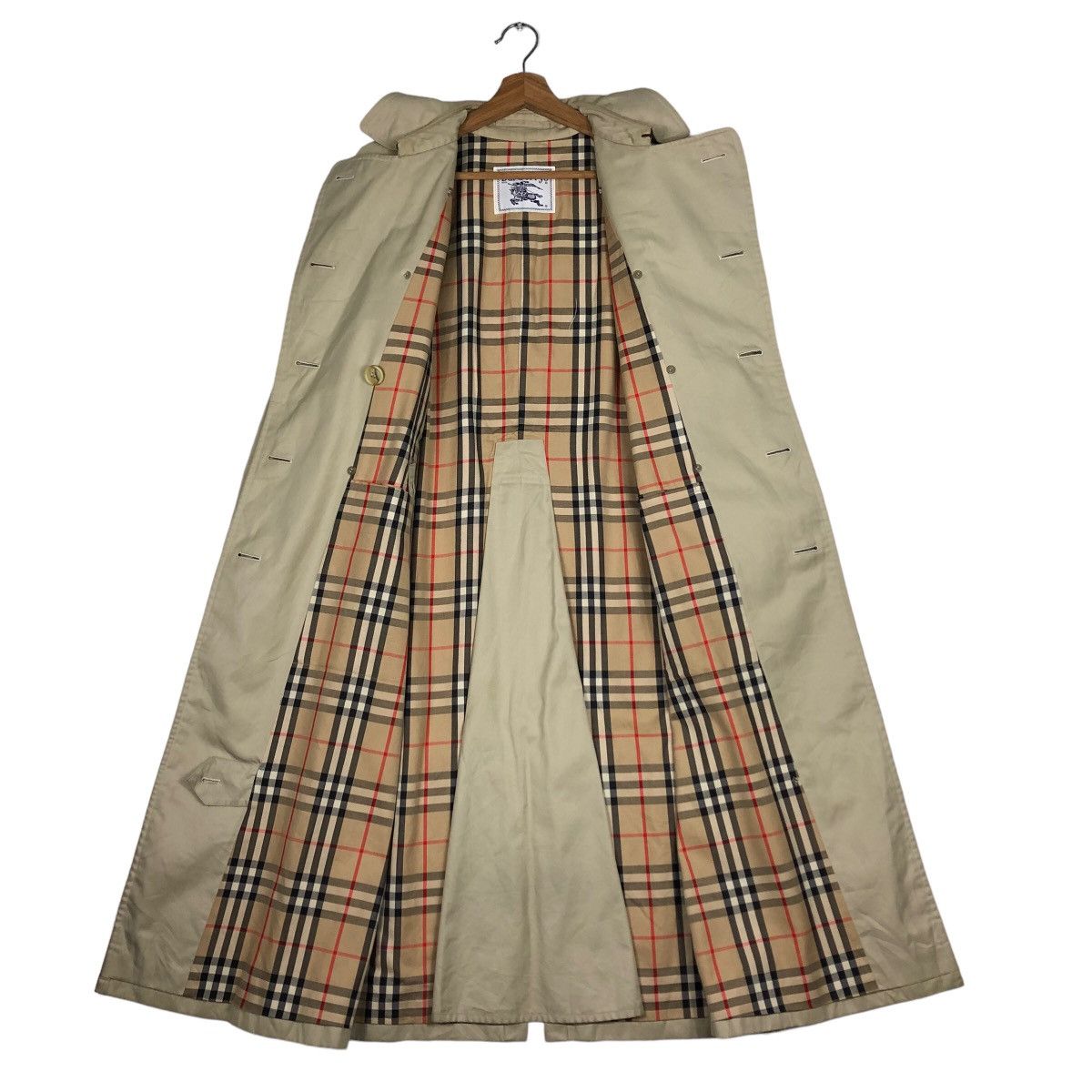Burberry 🔥Bondage Design Parachute Vintage Burberrys Long Jacket Size US M / EU 48-50 / 2 - 12 Thumbnail