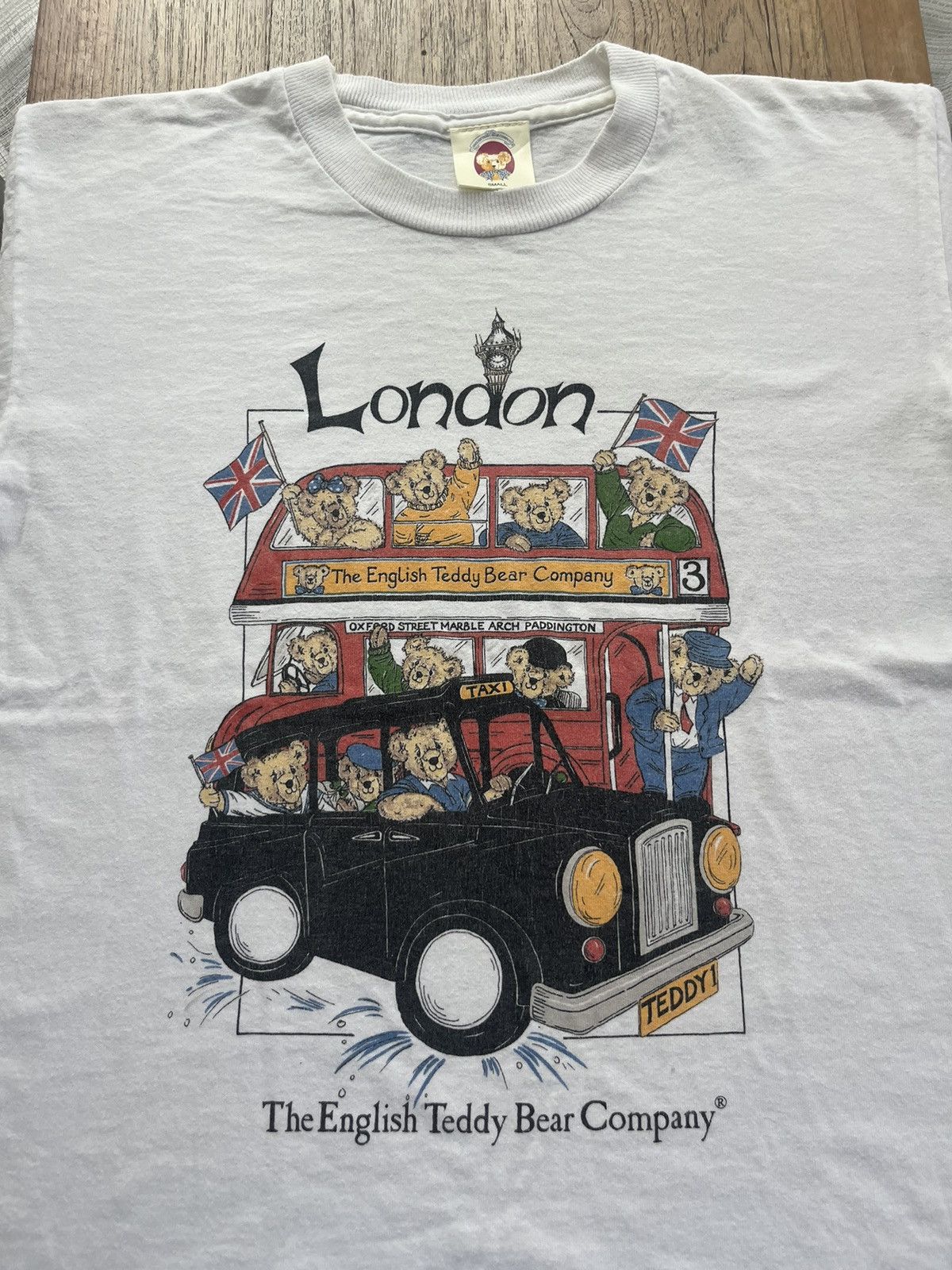 Vintage Vintage The English Teddy Bear Company 90’s Tshirt Size US S / EU 44-46 / 1 - 3 Thumbnail