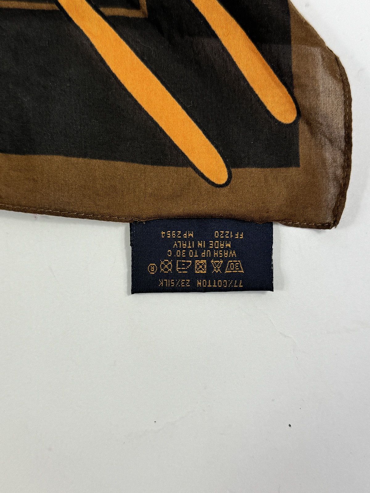 Louis Vuitton LV FRIENDS BY VIRGIL ABLOH MONOGRAM SILK & COTTON BANDANA Size ONE SIZE - 2 Thumbnail