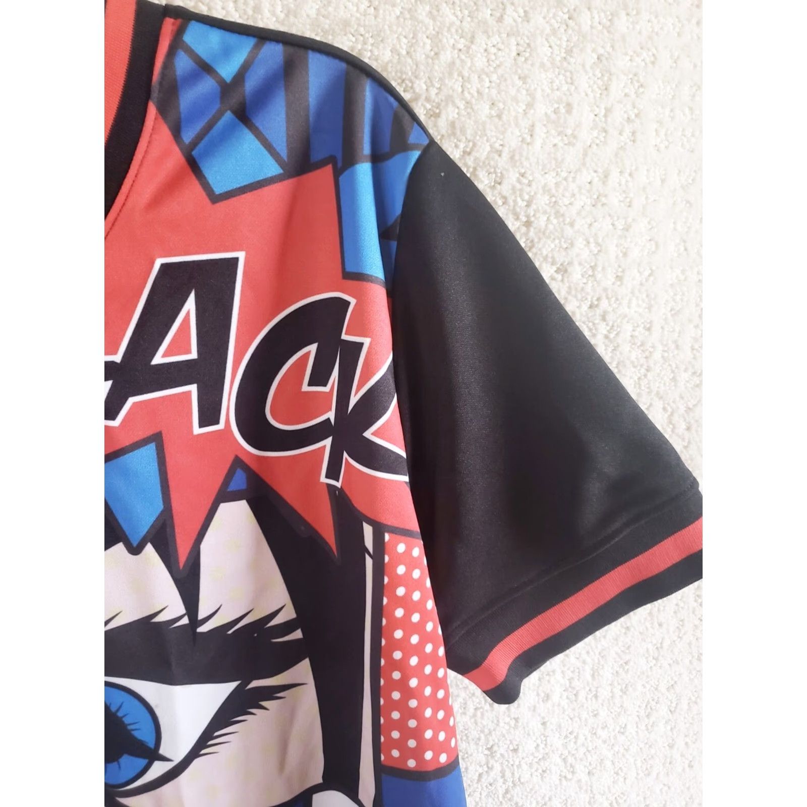 Black Pyramid PYRAMID Jersey Black All Over Print Embroidered Back Front Lettered M Mens Short Sleeve Multicolor 2018-2019 Size US M / EU 48-50 / 2 - 6 Thumbnail