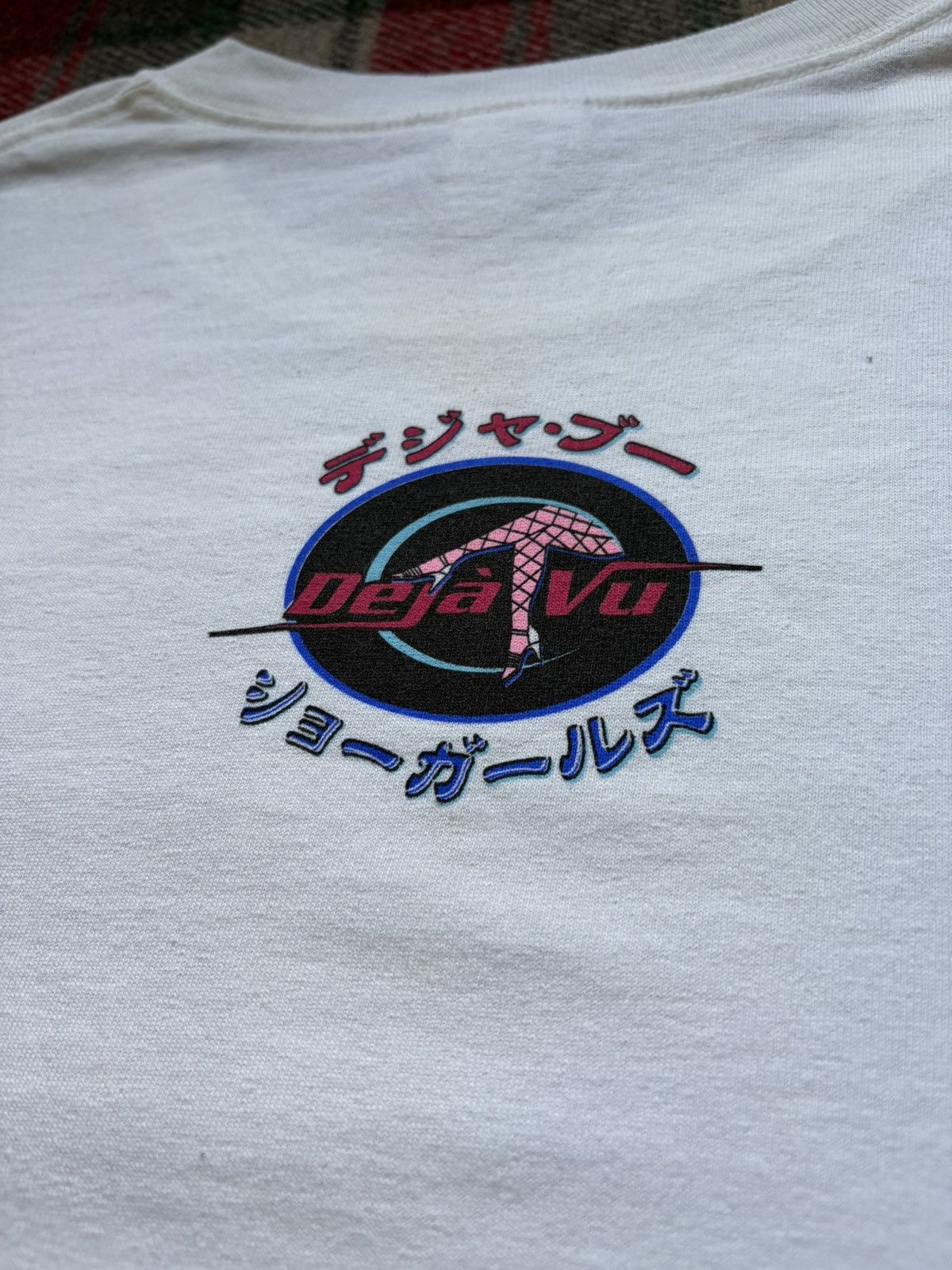 Vintage Vintage Deja Vu Showgirls Strip Club Shirt XL Anvil 90s Y2K Size US XL / EU 56 / 4 - 6 Thumbnail