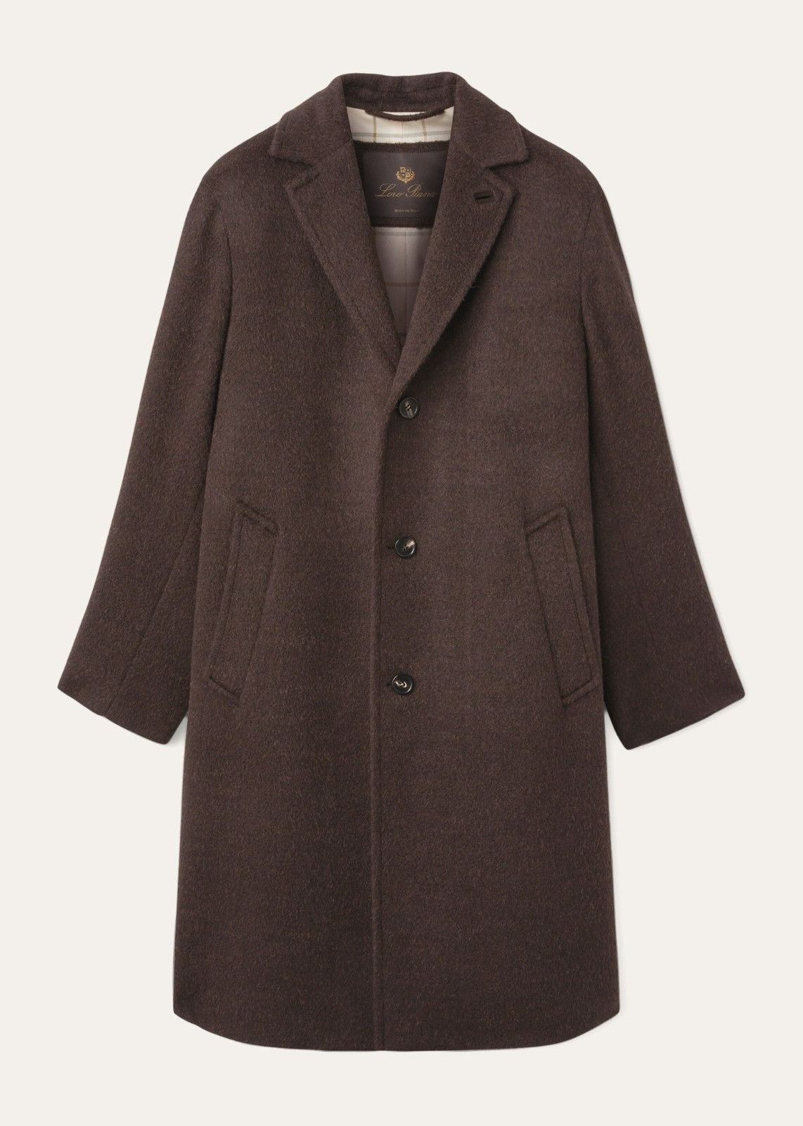 o1srvl11e1124 Dropped Shoulders Gibson Coat in Brown