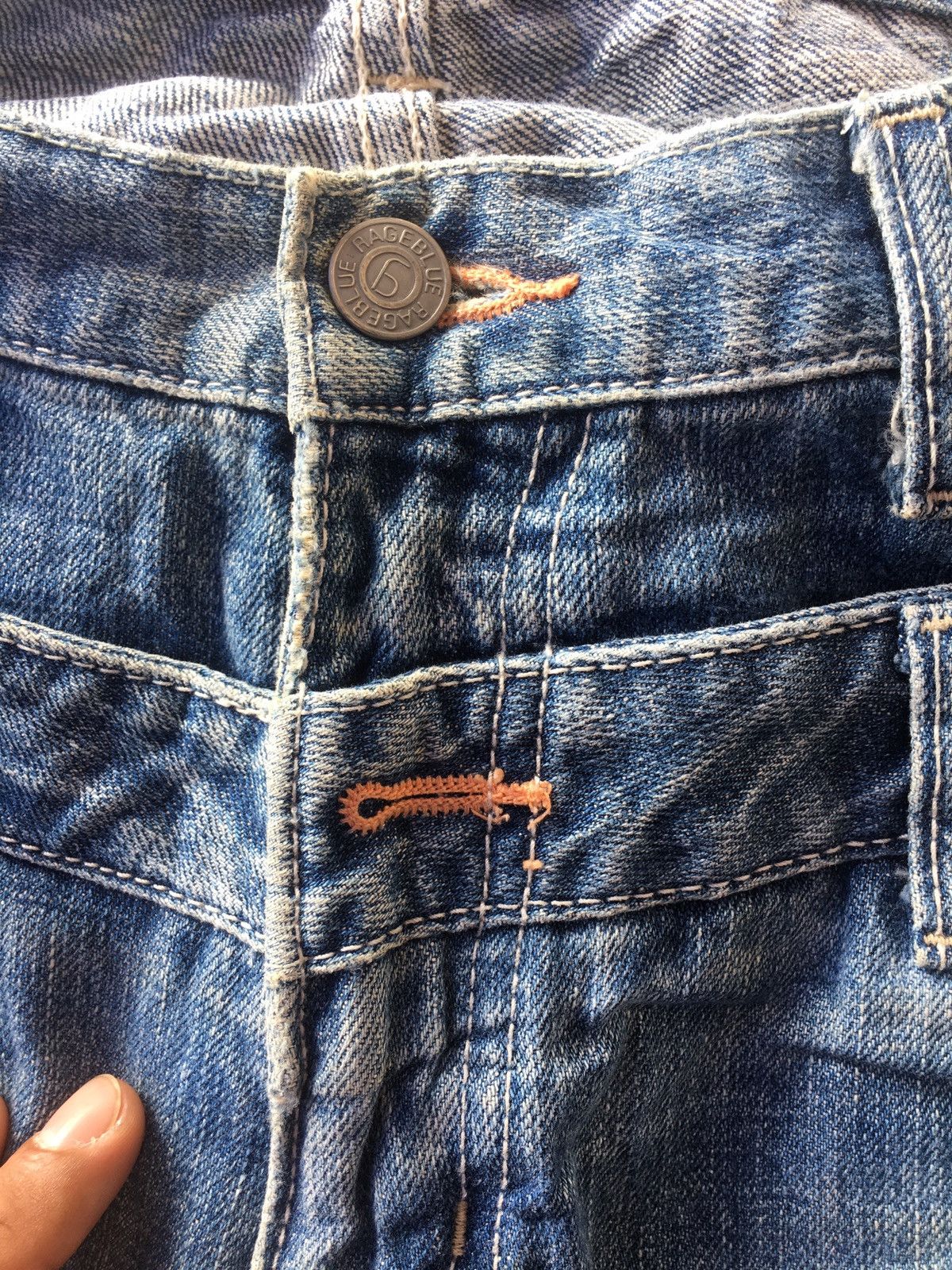 Japanese Brand × RAGEBLUE Rageblue double waist Size US 35 - 7 Thumbnail