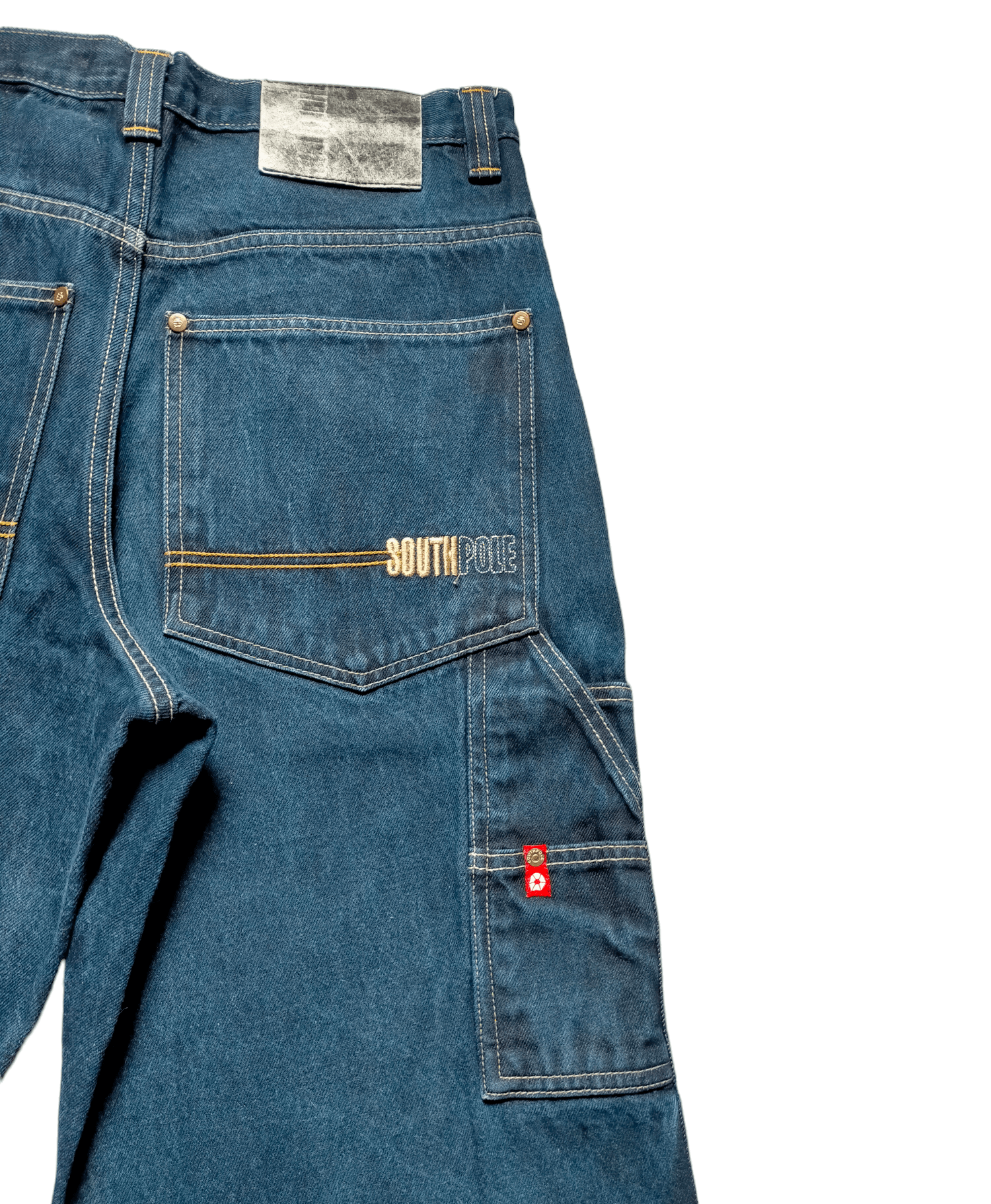 JNCO × Southpole × Vintage Southpole Carpenter Embroiderey Baggy Jeans Size US 32 / EU 48 - 5 Thumbnail