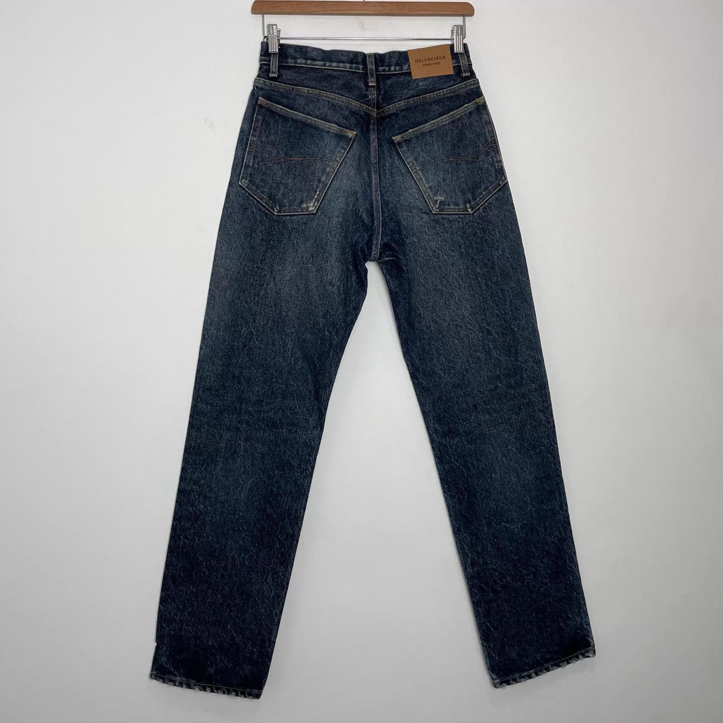 Balenciaga Balenciaga Garde-robe 23SS Vintage Loose Men's Denim 30 Size US 30 / EU 46 - 2 Thumbnail