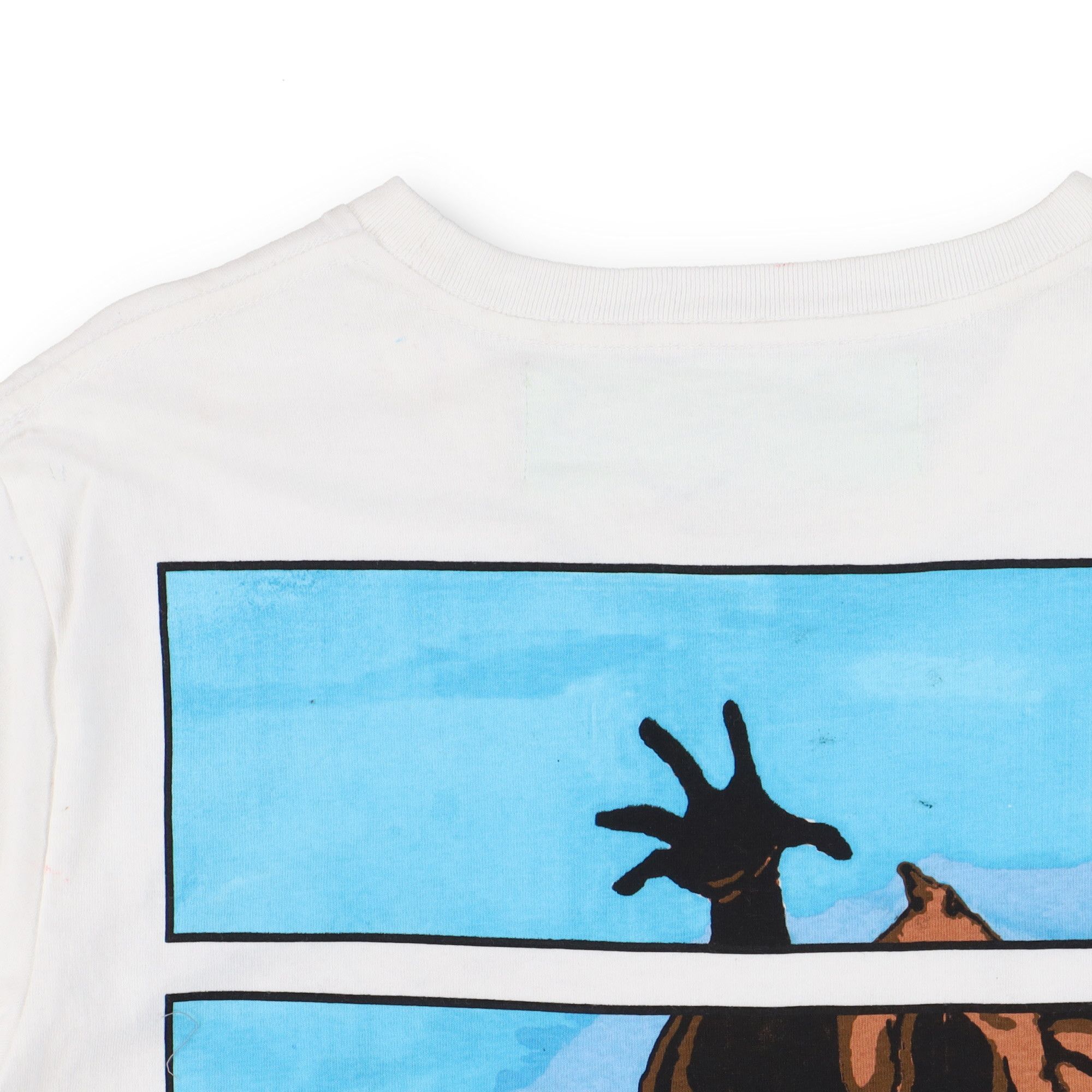 Off-White White Dondi Demon Graffiti Logo T-Shirt Size M / US 6-8 / IT 42-44 - 14 Thumbnail