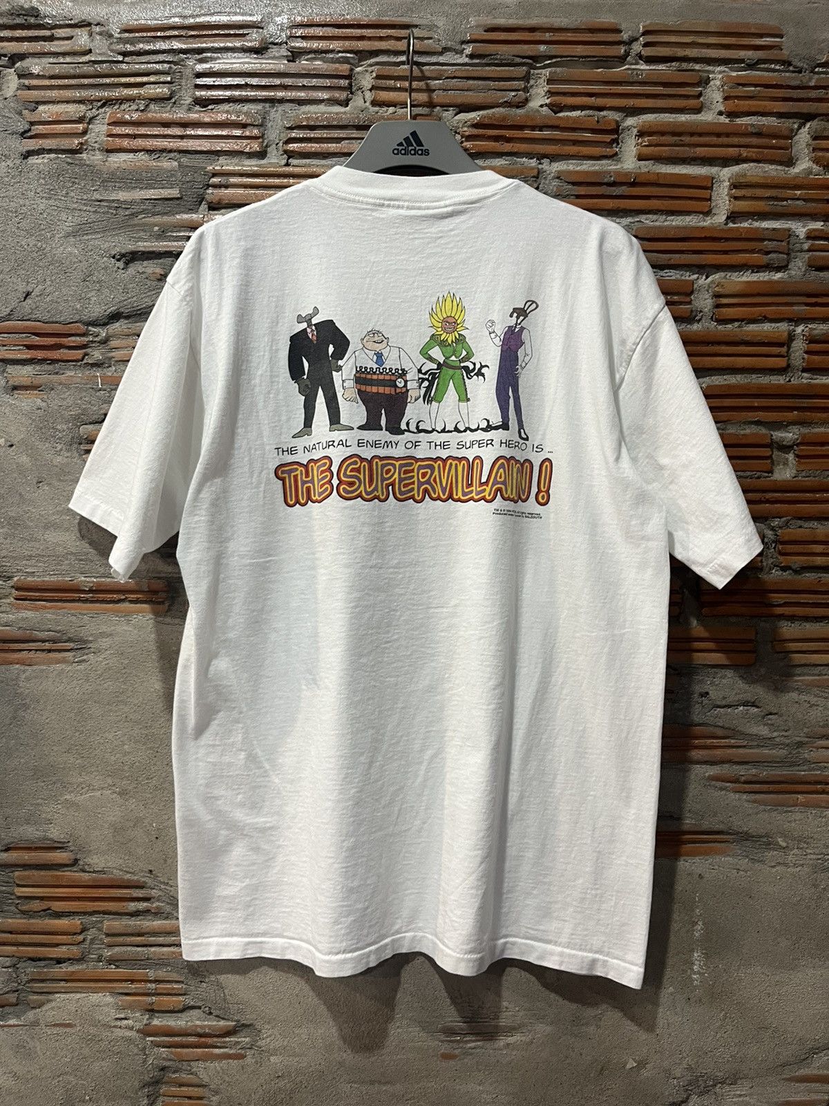 Arts & Science Vtg The Tick The Super Hero & Villain !1994’s Cartoon Tshirt Size US XL / EU 56 / 4 - 3 Thumbnail
