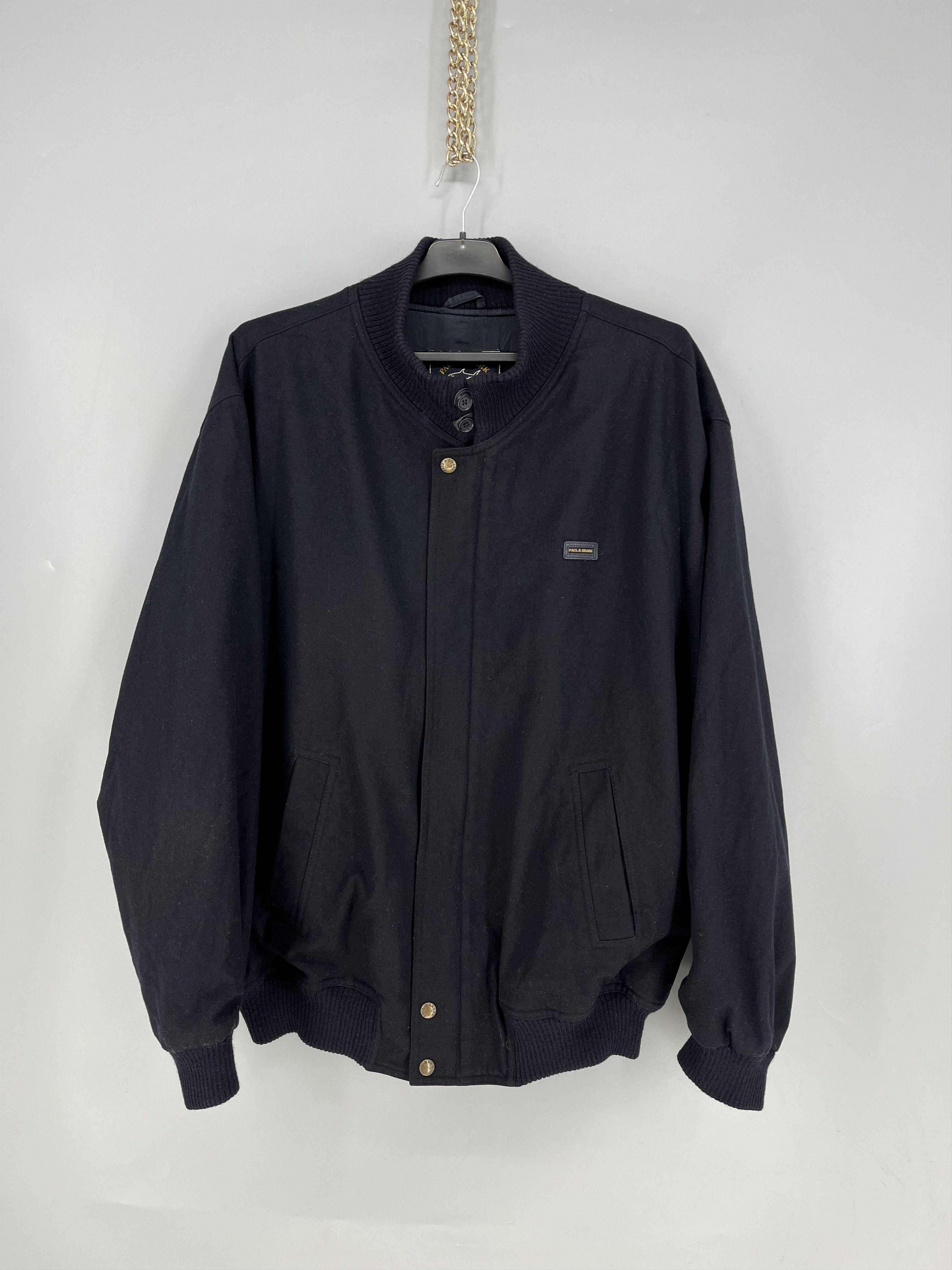 Paul & Shark Vintage Paul & Shark Sailing Navy Blue Bomber Jacket Size US XXL / EU 58 / 5 - 2 Thumbnail