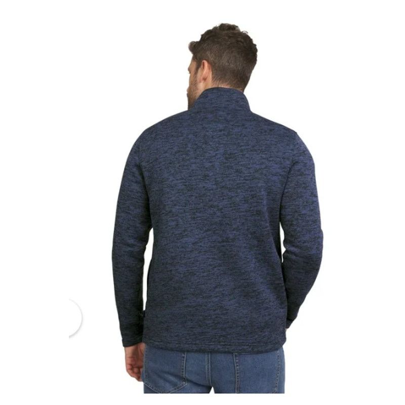 Chaps Chaps Men's Quarter Zip Fleece SweaterSize LARGE DARK DENIM Size US L / EU 52-54 / 3 - 7 Thumbnail