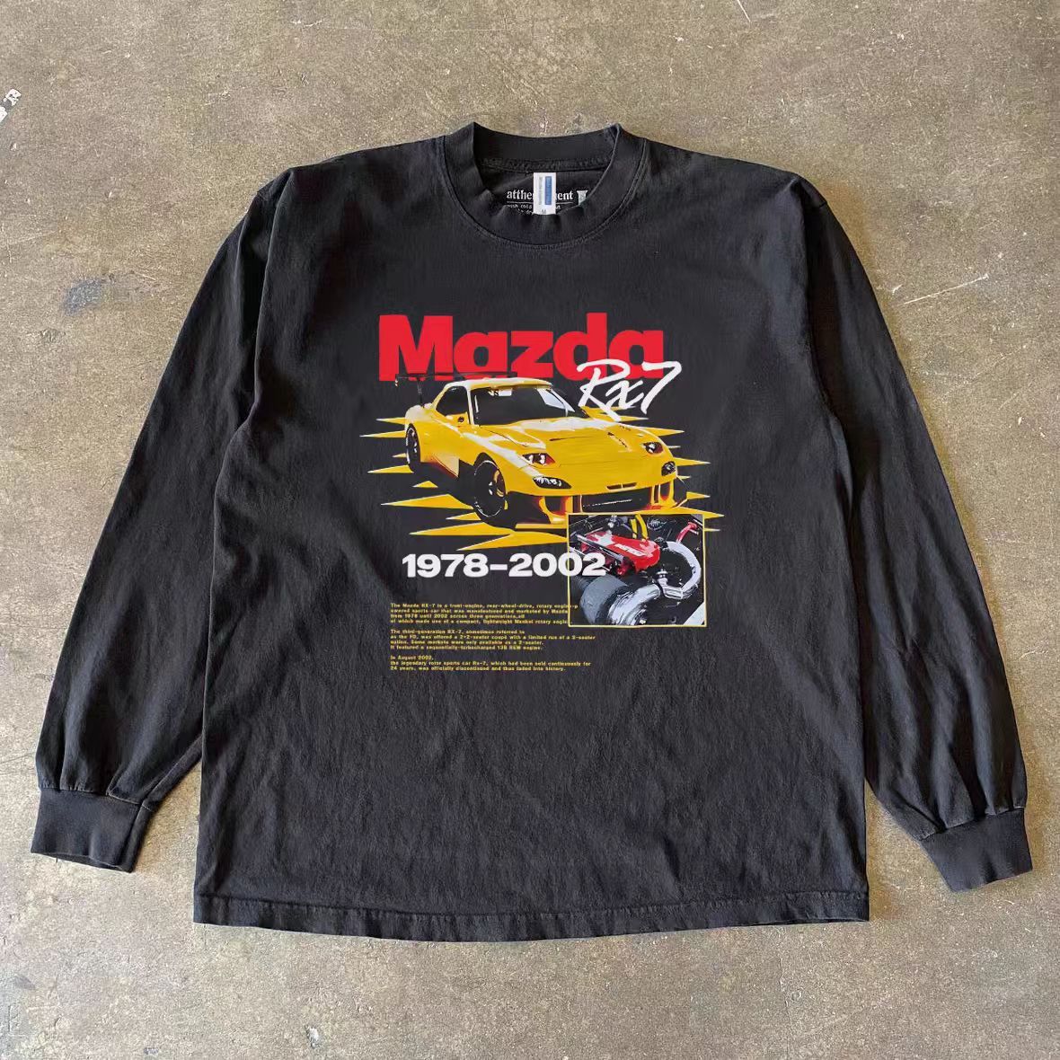 Japanese Brand × Vintage Black street fashion car pattern retro t-shirt Size US L / EU 52-54 / 3 - 1 Thumbnail