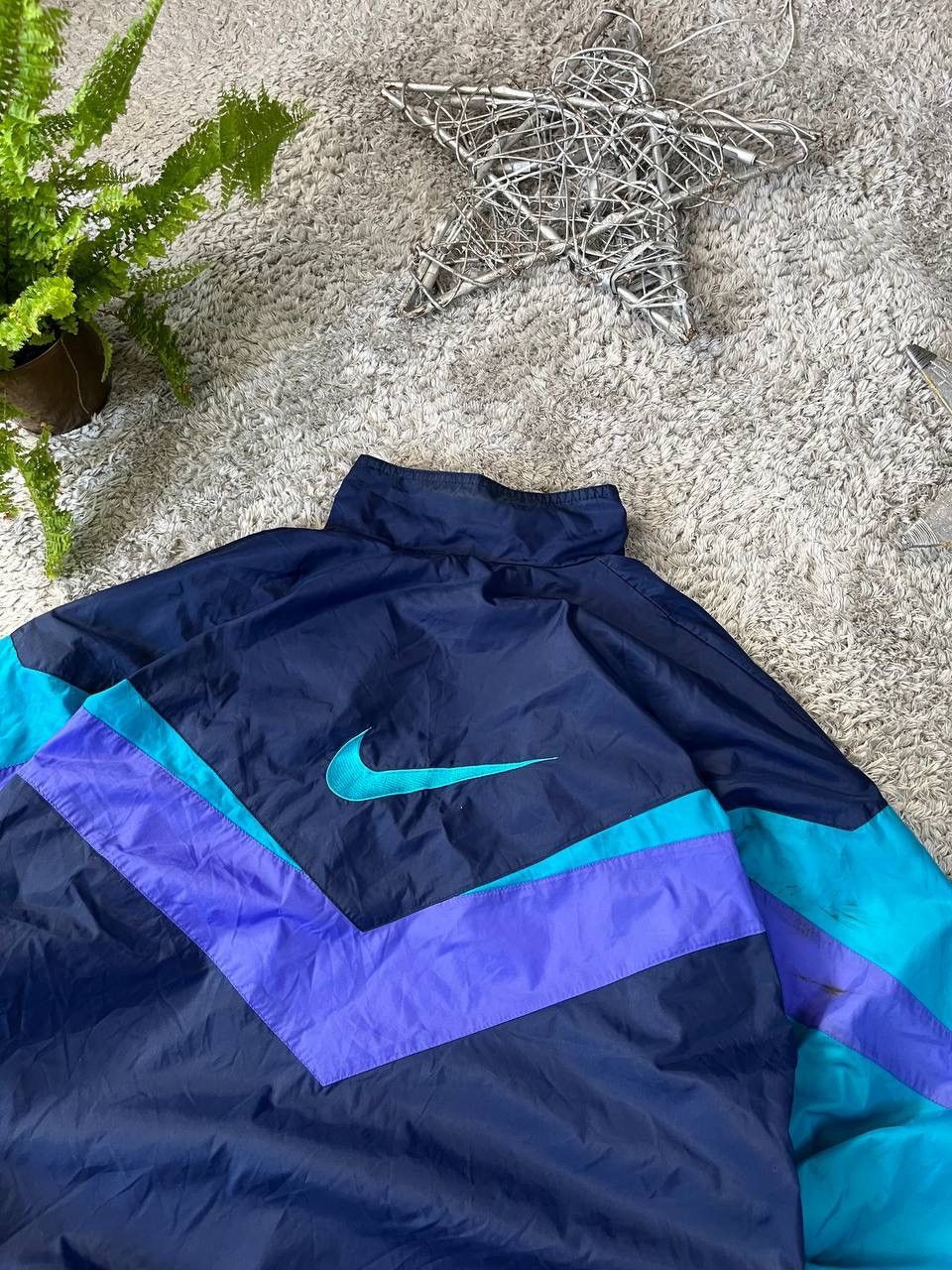Vintage 90s Nike Big Logo Jacket Swoosh Rare