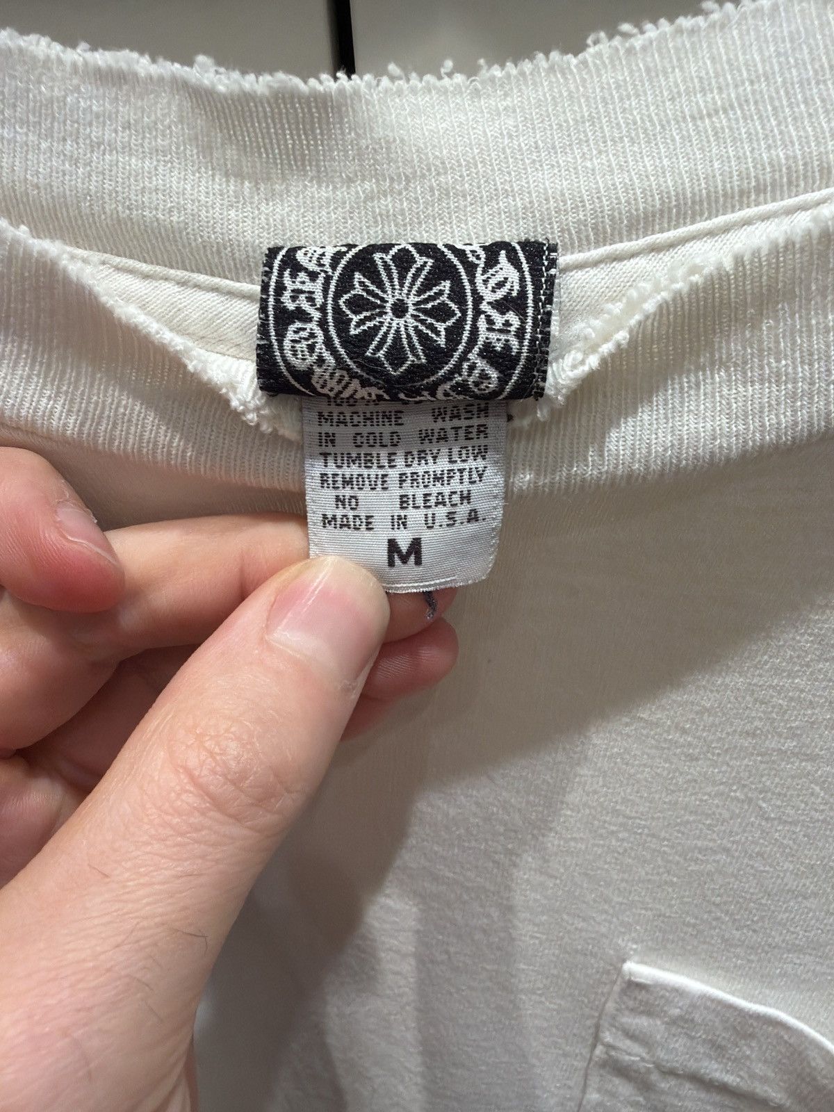 Chrome Hearts Long Sleeve Pocket Tee Size US M / EU 48-50 / 2 - 7 Thumbnail
