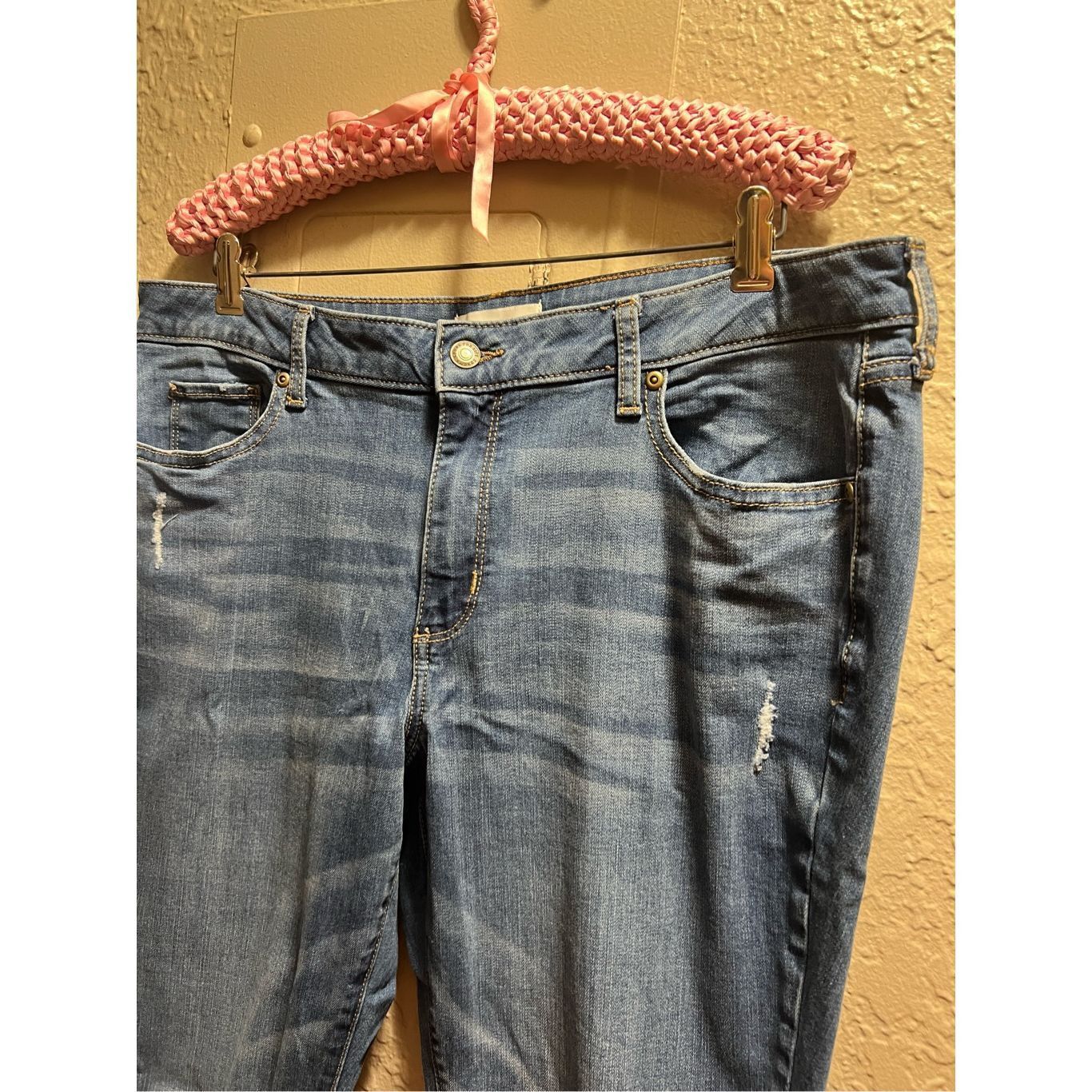 Sonoma Sonoma Blue Skinny Jeans Woman’s Size 16S Size 38" / US 16 / IT 52 - 4 Thumbnail