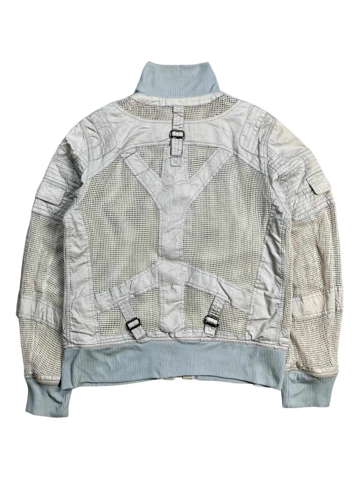 Dolce & Gabbana FW 2007 Dolce & Gabbana Archive Mesh Bondage Bomber Jacket Size US M / EU 48-50 / 2 - 2 Thumbnail