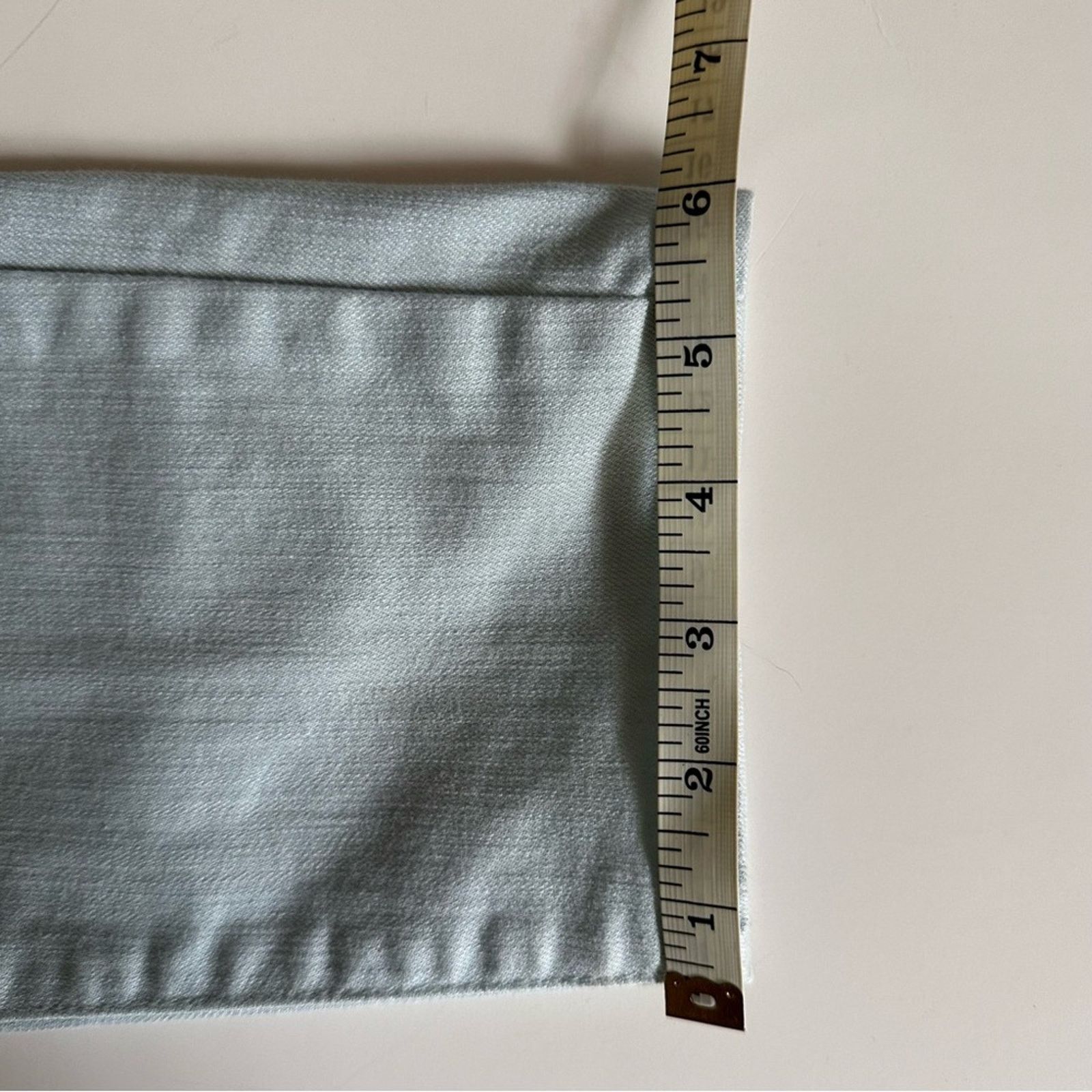 Robert Talbott TALBOTS Slim Ankle Jean Women’s size 6 Pale Blue Green Size 28" / US 6 / IT 42 - 9 Thumbnail