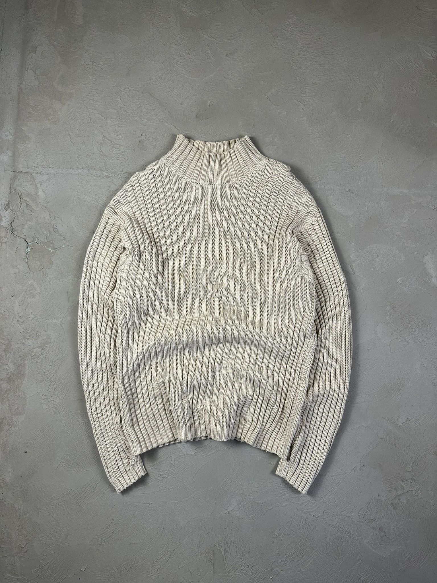 Gap 2000s Vintage GAP Cable Knit Y2k Sweater Size US L / EU 52-54 / 3 - 1 Thumbnail