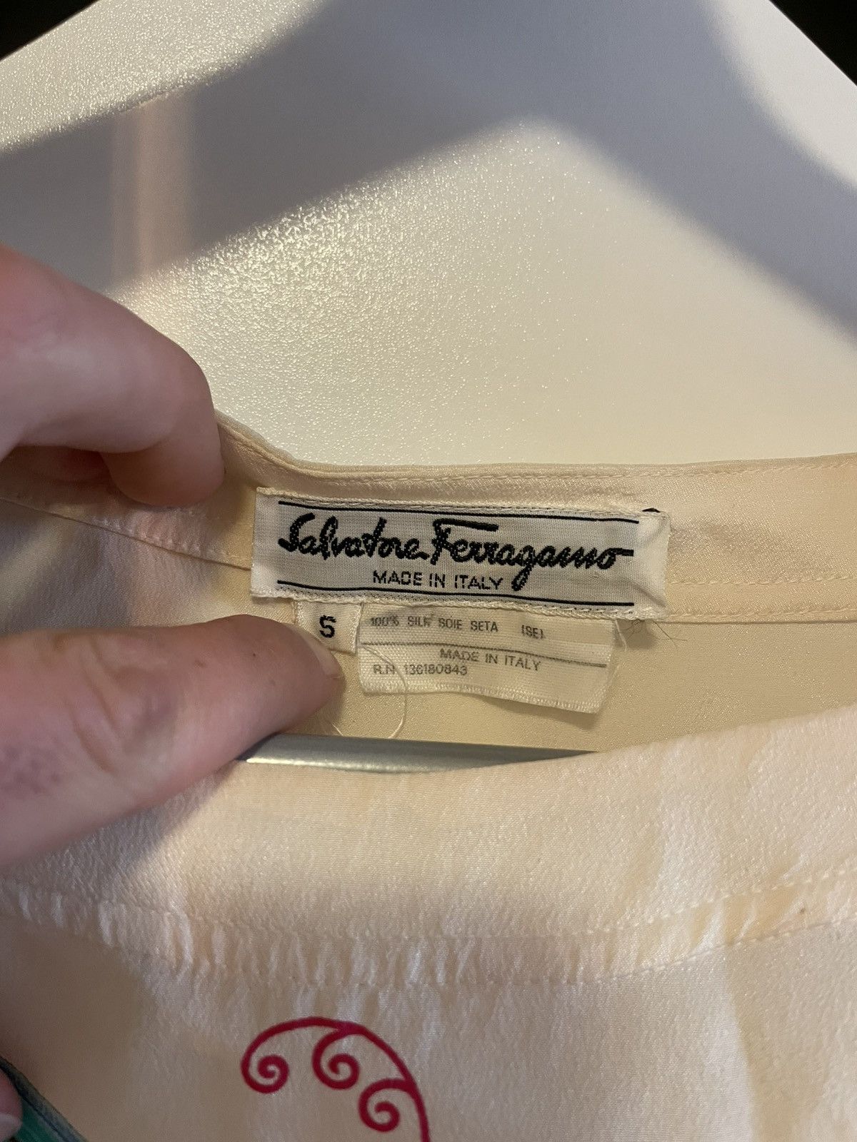 Salvatore Ferragamo Salvatore Ferragamo 100% Short Sleeve Shirt Size US S / EU 44-46 / 1 - 3 Thumbnail