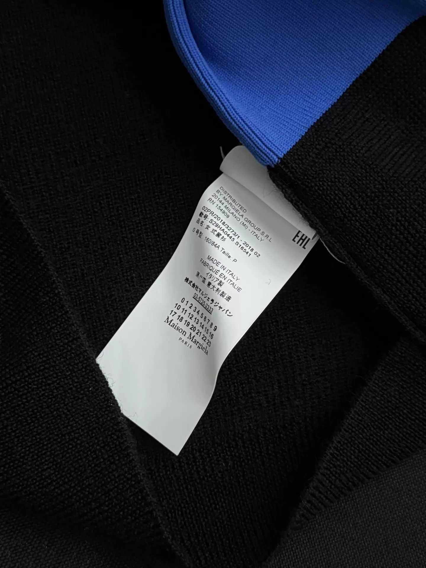 Maison Margiela Maison Margiela FW18 Colorblocked Wool LS Top Women's S Size S / US 4 / IT 40 - 8 Thumbnail