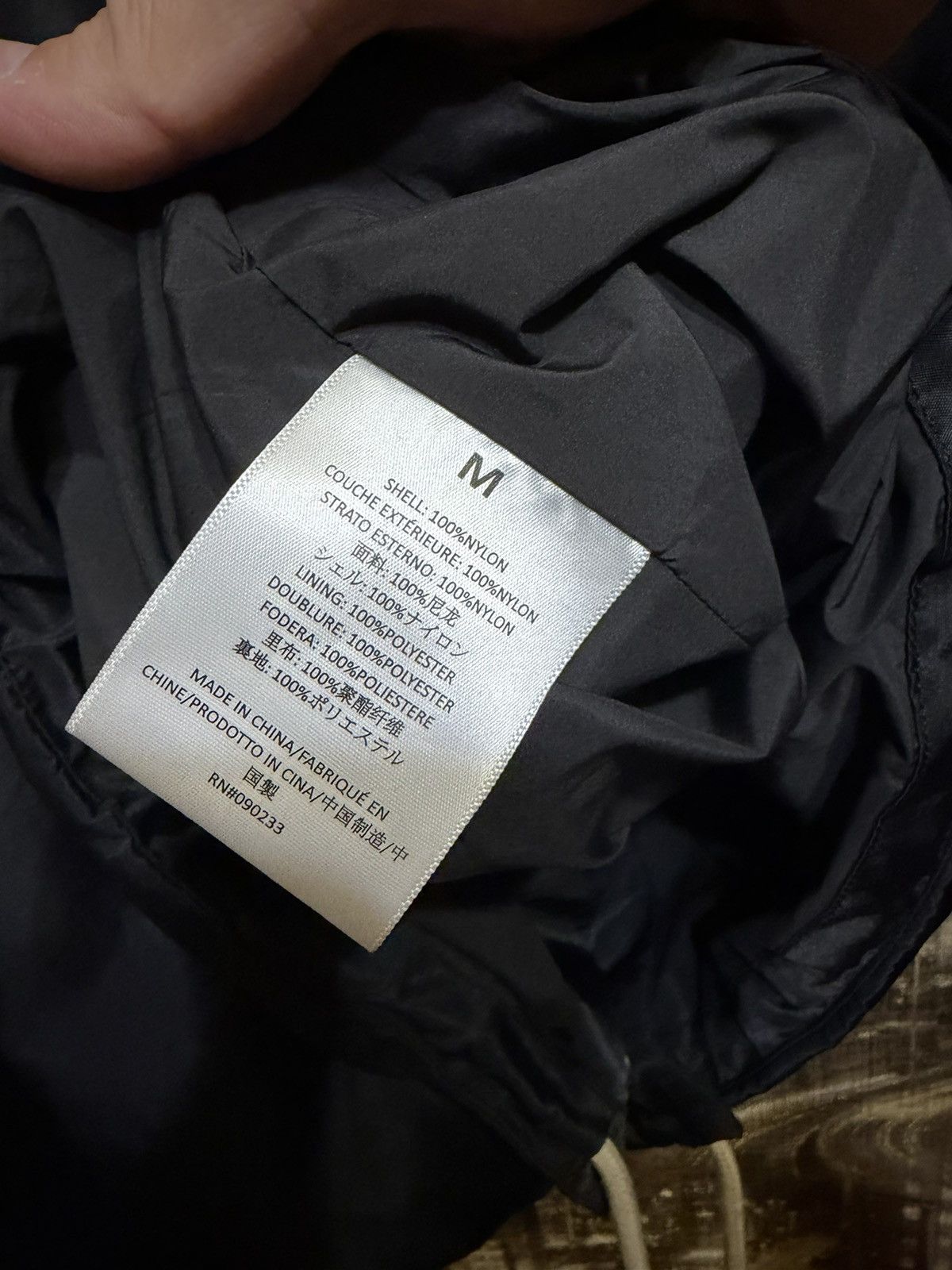 Fear of God Fear Of God Coaches Jacket in Black For Men Size M-L Oversiz Size US M / EU 48-50 / 2 - 18 Thumbnail