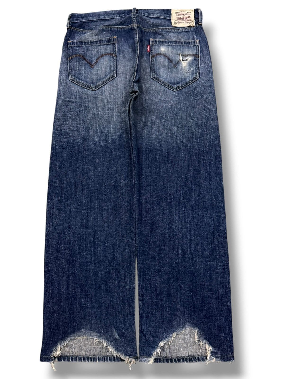 Levi's Vintage Levi’s 553 Japan Denim Jeans | Wide Fit | W32 Size US 32 / EU 48 - 3 Thumbnail