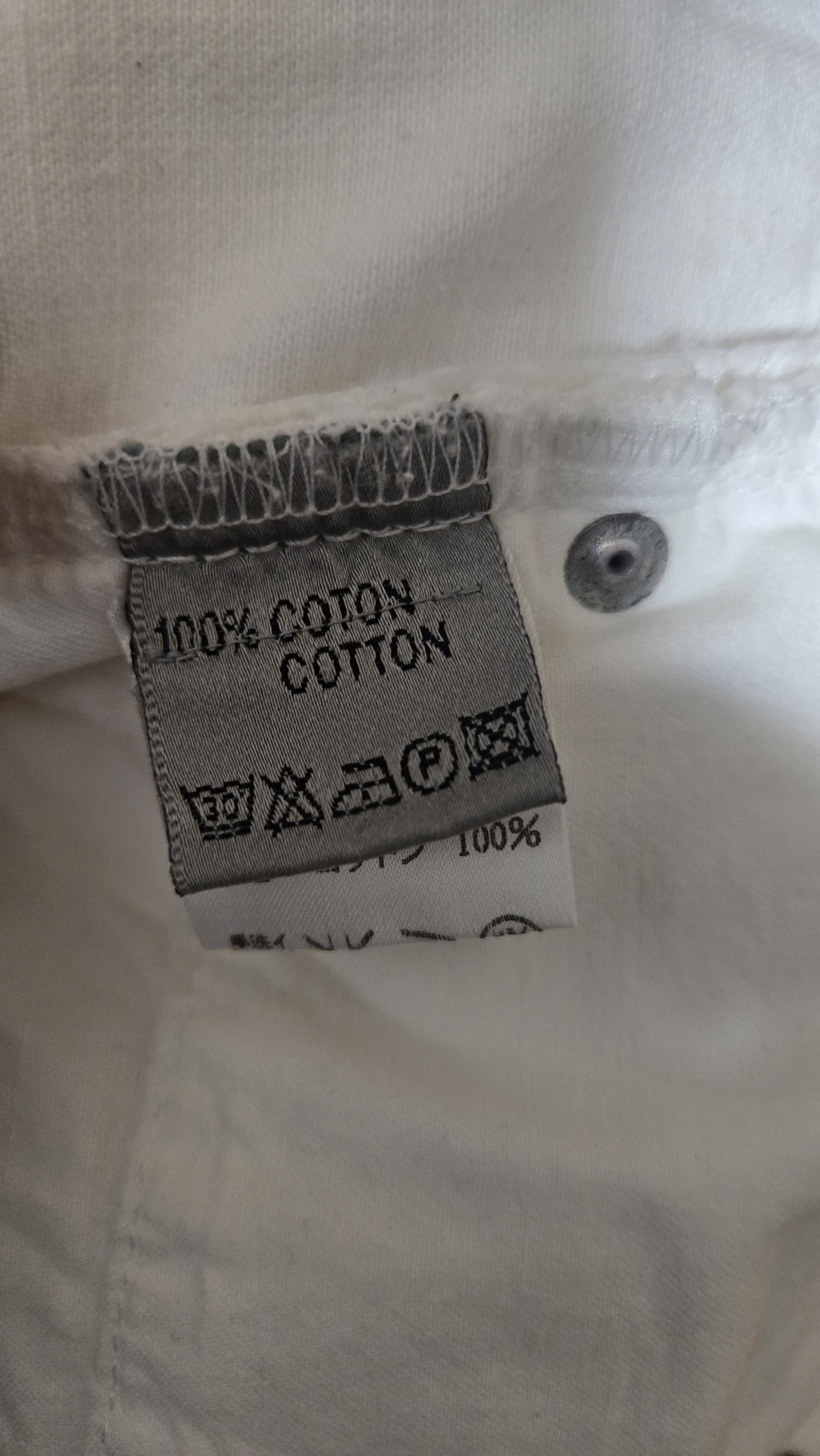 Dior Dior Homme 06SS Hedi Slimane White Denim Jeans Size 28 Size US 28 / EU 44 - 11 Thumbnail