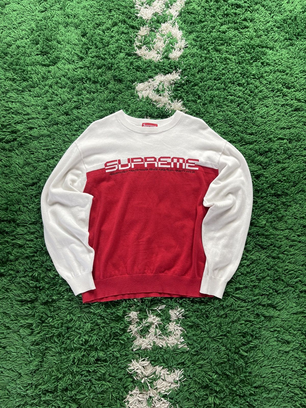 Supreme Supreme Split Logo Pullover | Grailed
