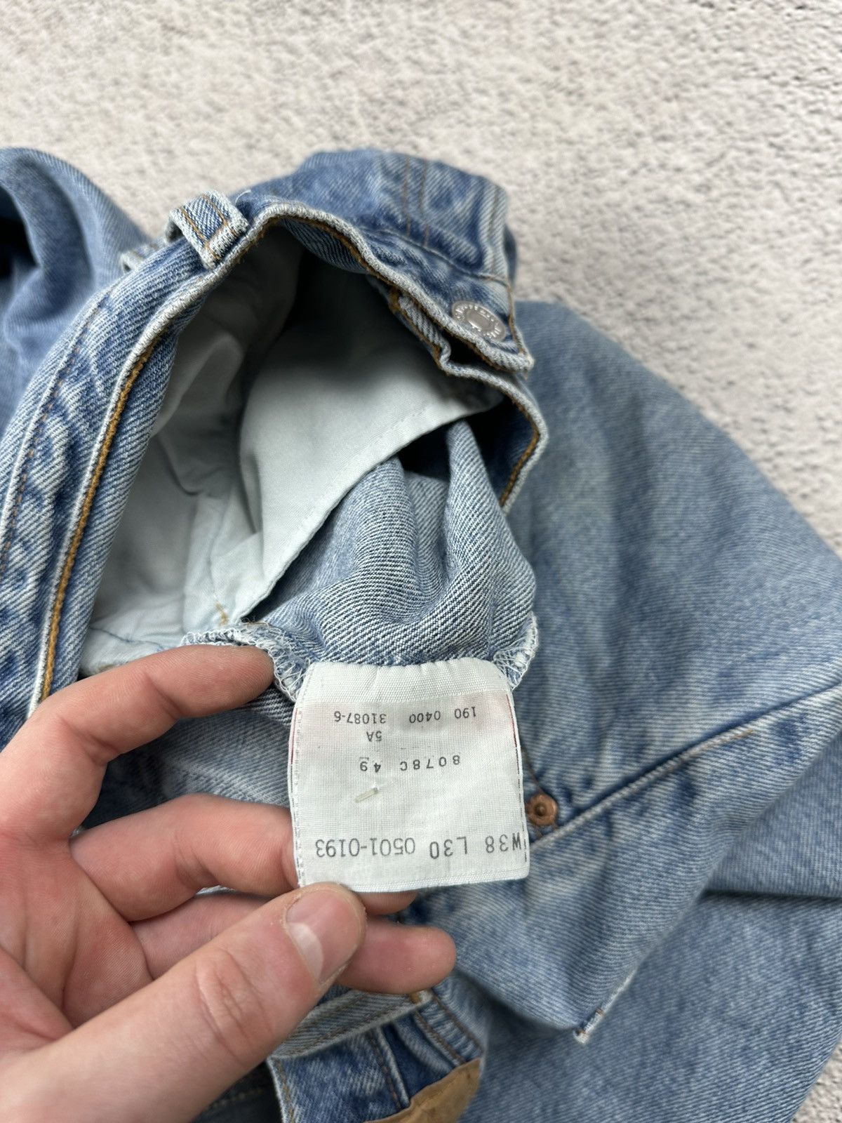 Levi's Vintage Clothing Vintage Levis 501 Washed Denim Blue Jeans 90s Rare Bootcut Size US 38 / EU 54 - 14 Thumbnail