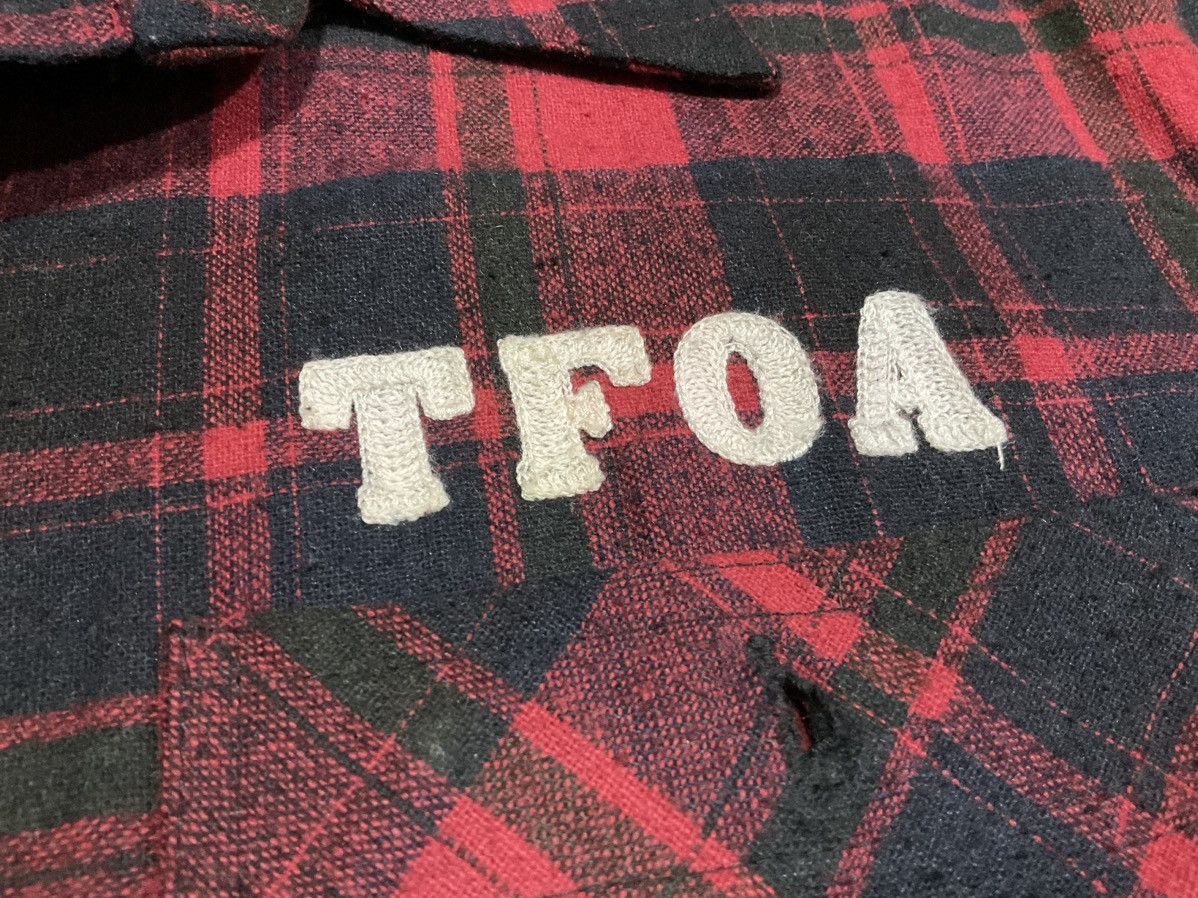 Hysteric Glamour × Japanese Brand × Seditionaries 🔥Sick Y2K Vintage Crows Flannel Shirt TFOA KKK Size US XL / EU 56 / 4 - 6 Thumbnail