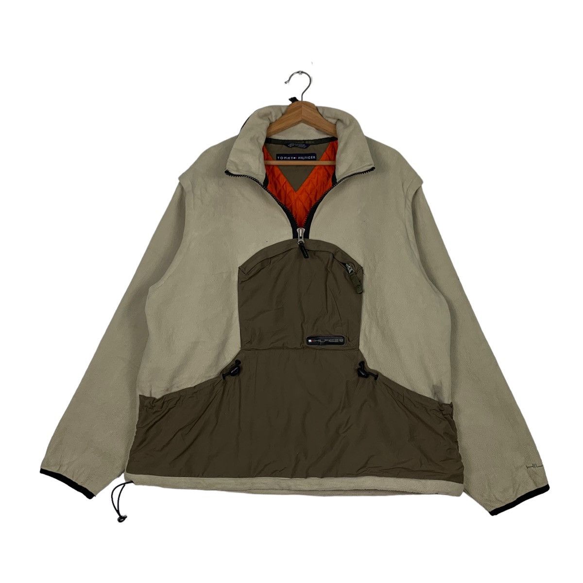 Tommy Hilfiger TOMMY HILFIGER Half Zip Turtle Neck Pullover Fleece #0032-C3 Size US L / EU 52-54 / 3 - 10 Thumbnail
